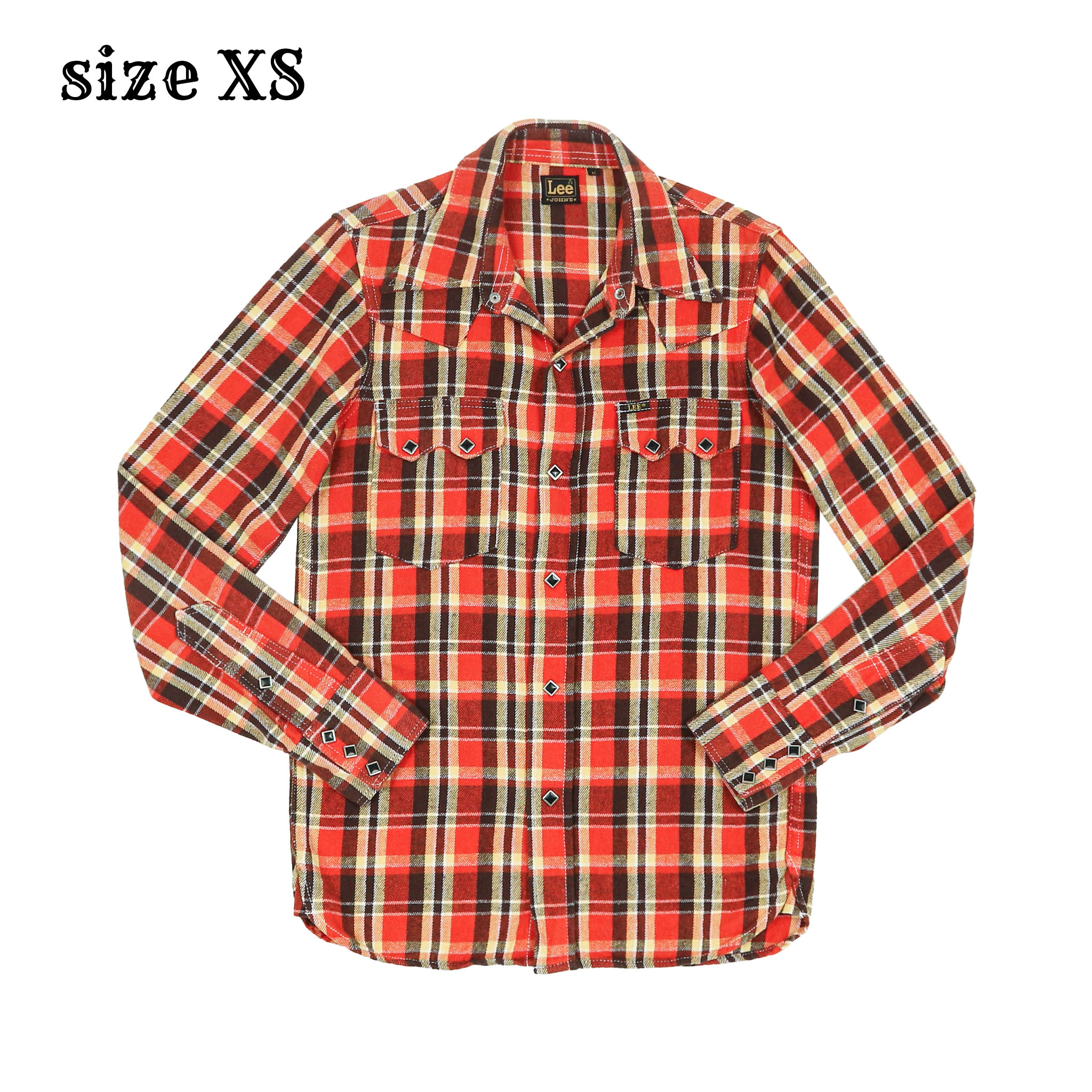 Lee x John’s Tokyo Flannel Western Shirt Size XS