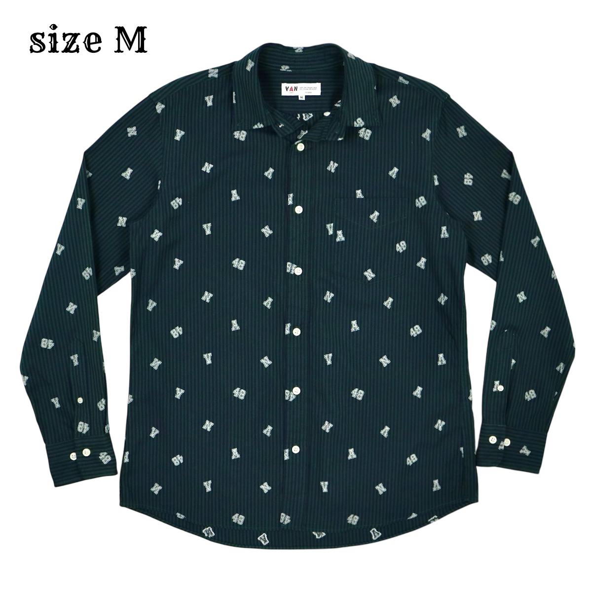 VAN JAC Button-down Shirt Size M