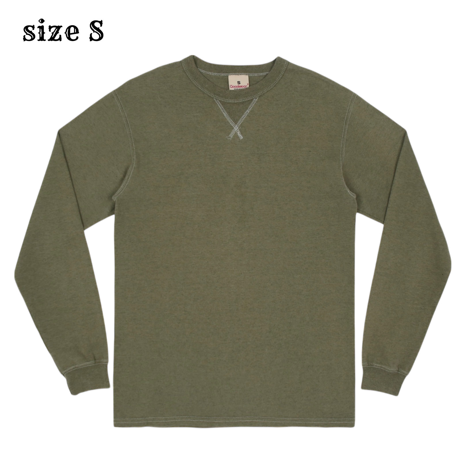 Goodwear Made in USA Long-sleeve T-Shirt Size S