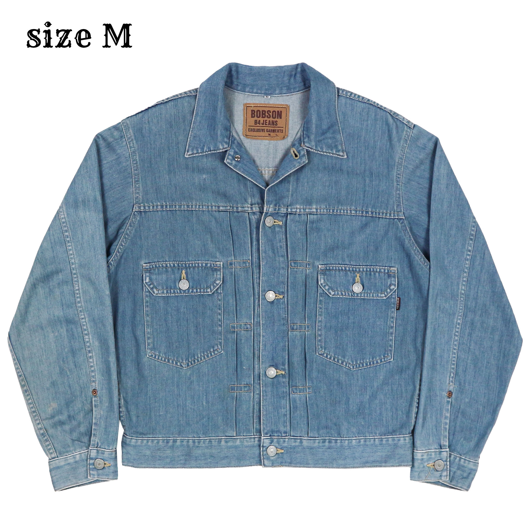 90s Bobson Made in Japan Denim Jacket Size M