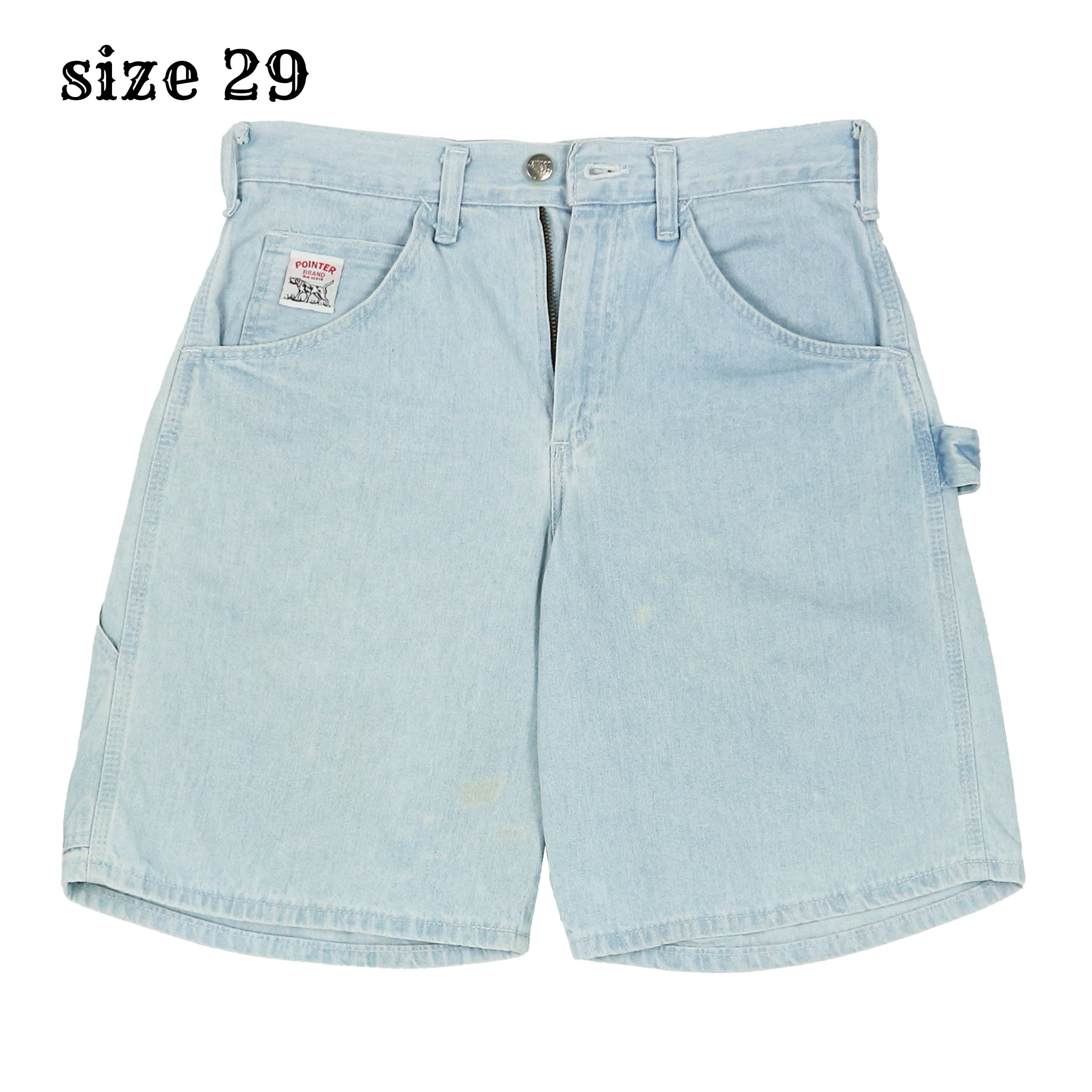 Pointer USA Denim Carpenter Shorts Size 29