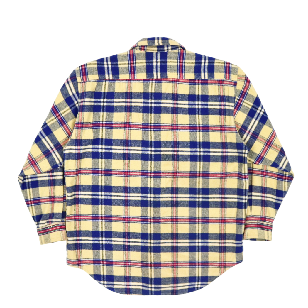 90s Wrangler Japan Flannel Work Shirt Size M