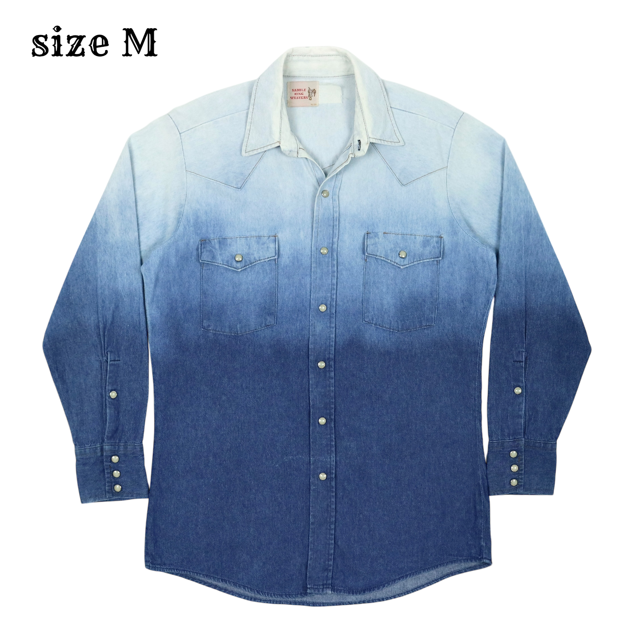 Vintage Saddle King by Key Western Shirt Size M