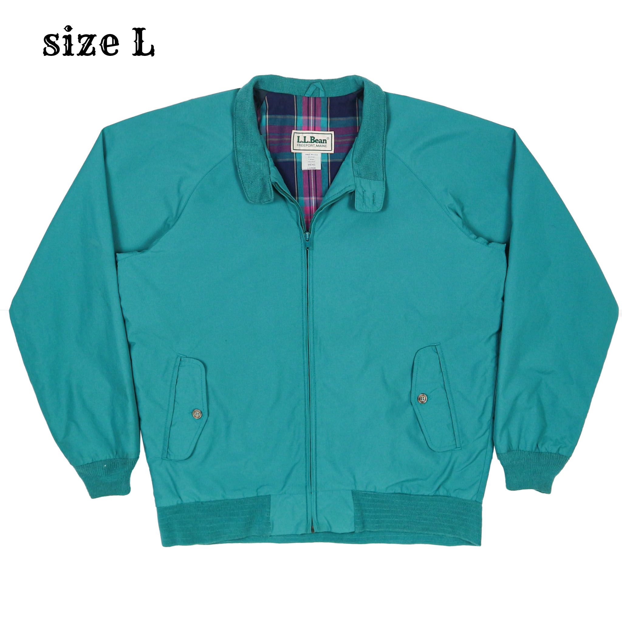 Vtg 80s L.L.Bean USA Sport Jacket Size L