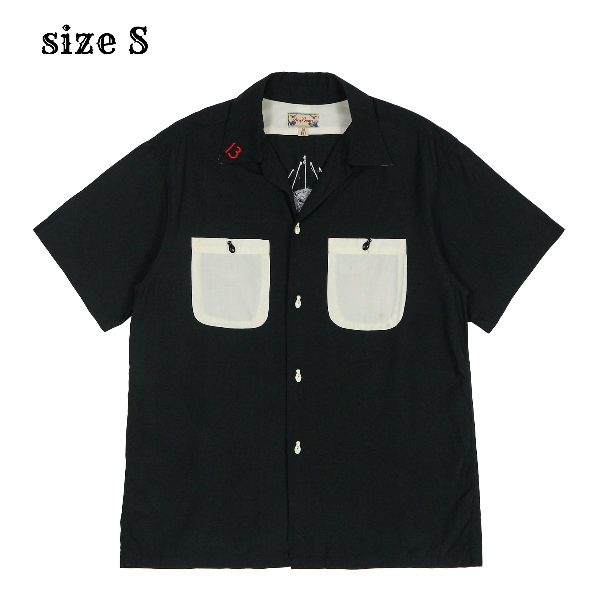 Dry Bone Japan 13th Anniversary Bowling Shirt Size S