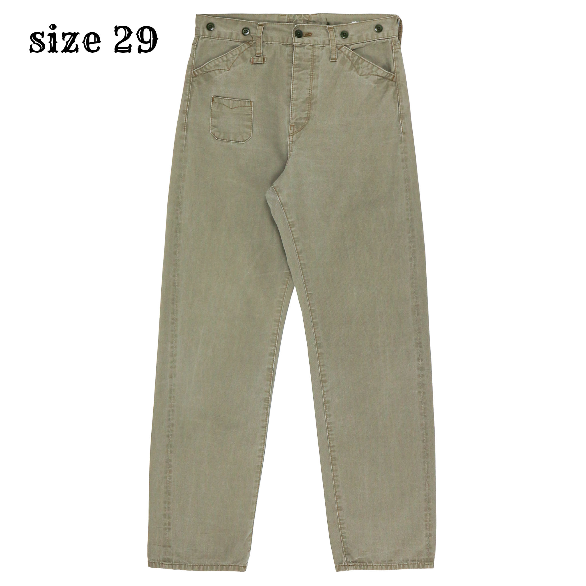 Hermaphrodite Japan Made Selvedge Work Pants Size 29