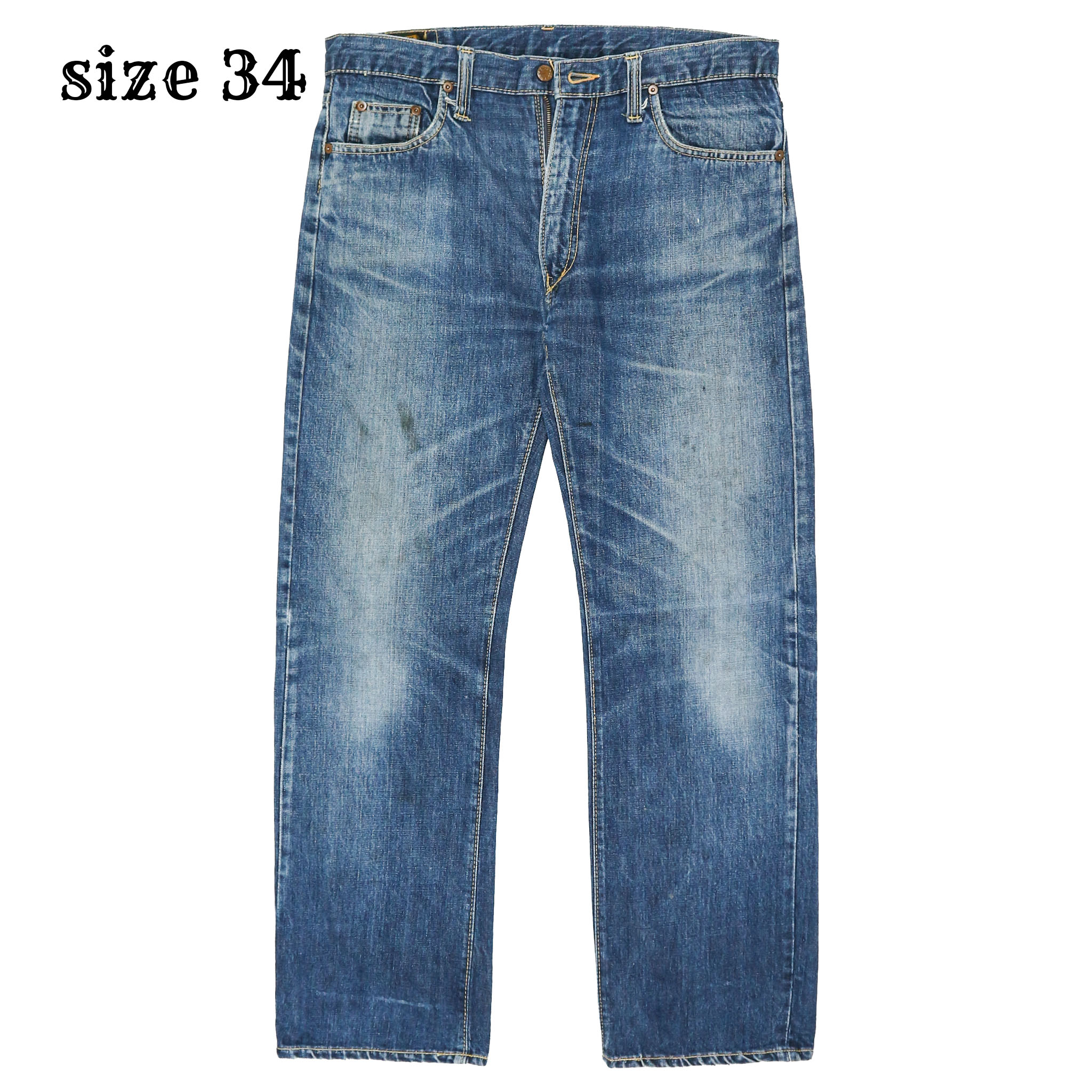 Vtg 80s King Jackson Selvedge Denim Jeans Size 34