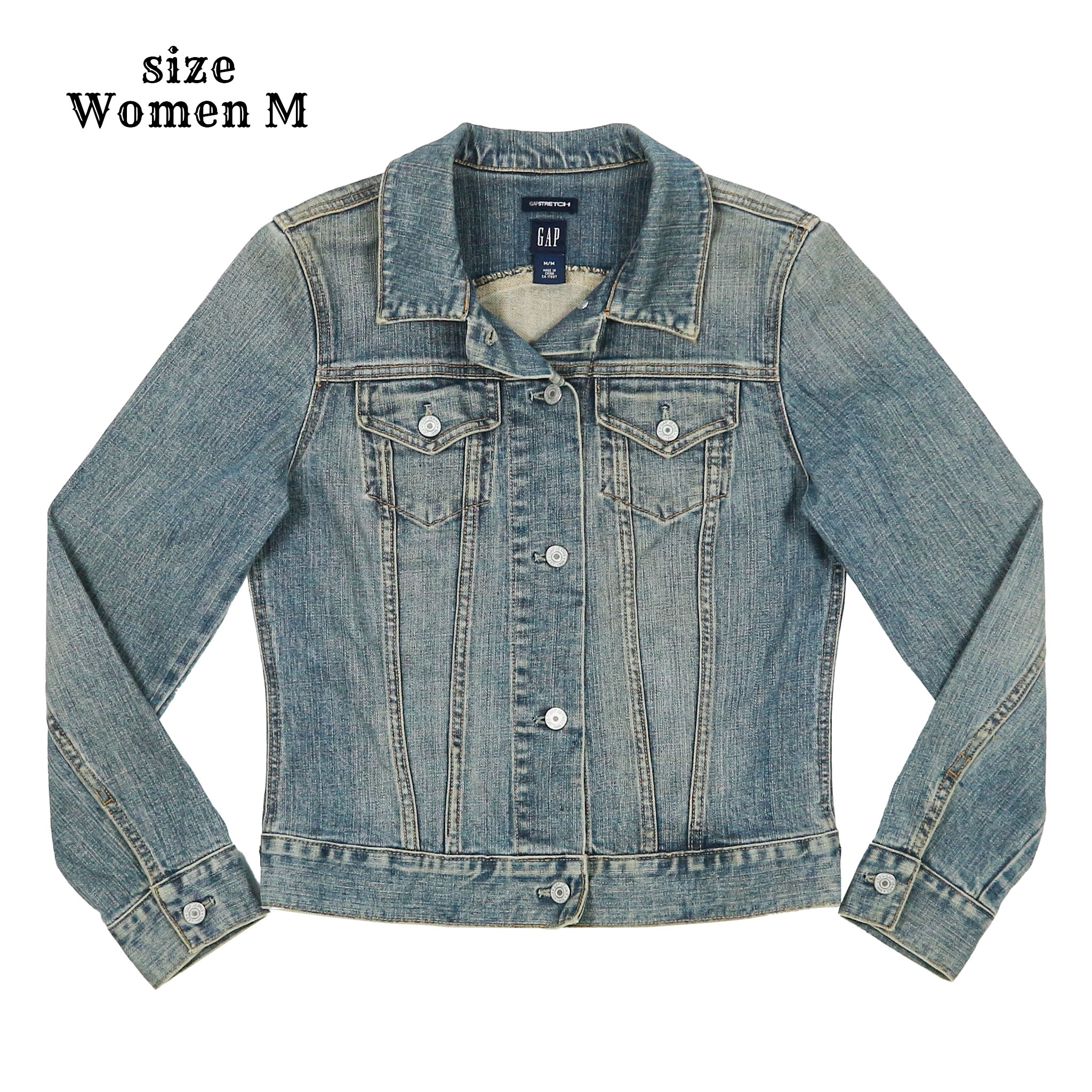 00s Gap Brand Denim Jacket Women Size M