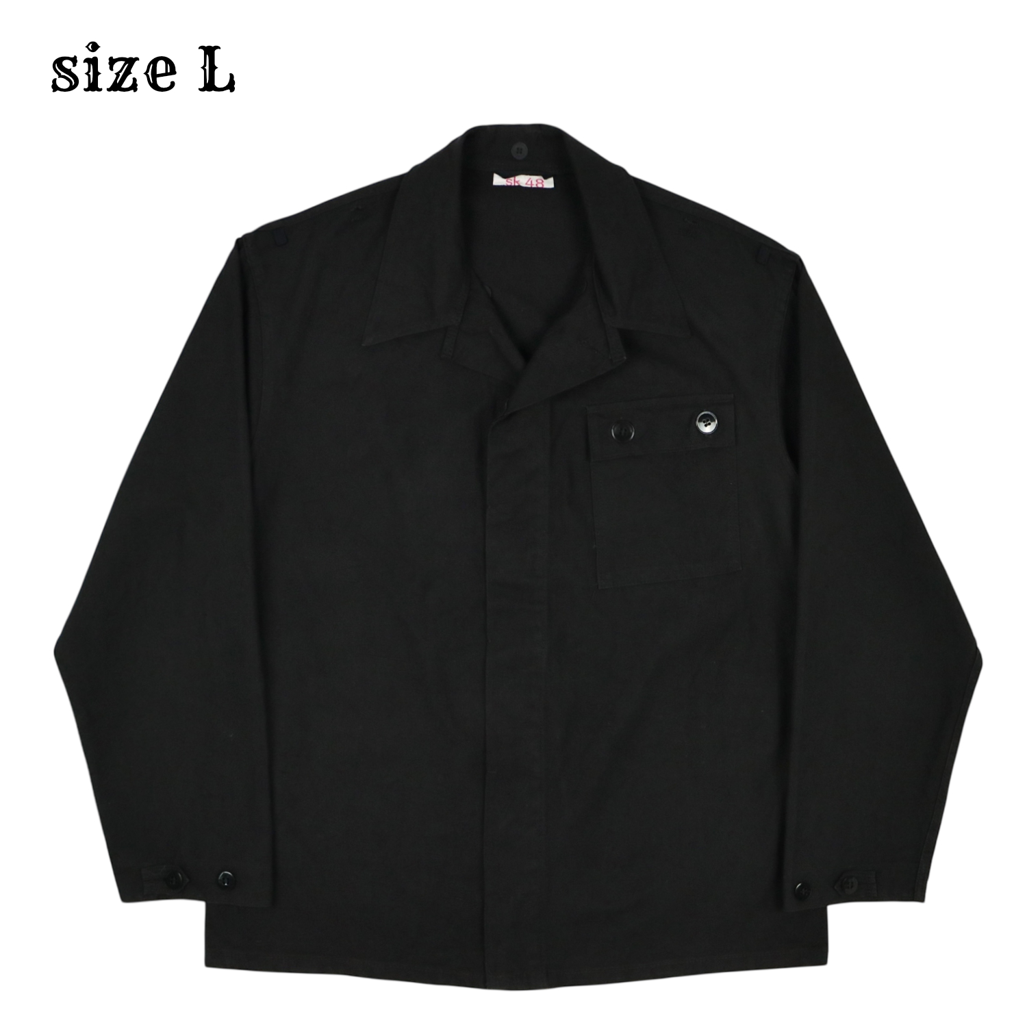 Vintage 70~80s East German Military Shirt Size L