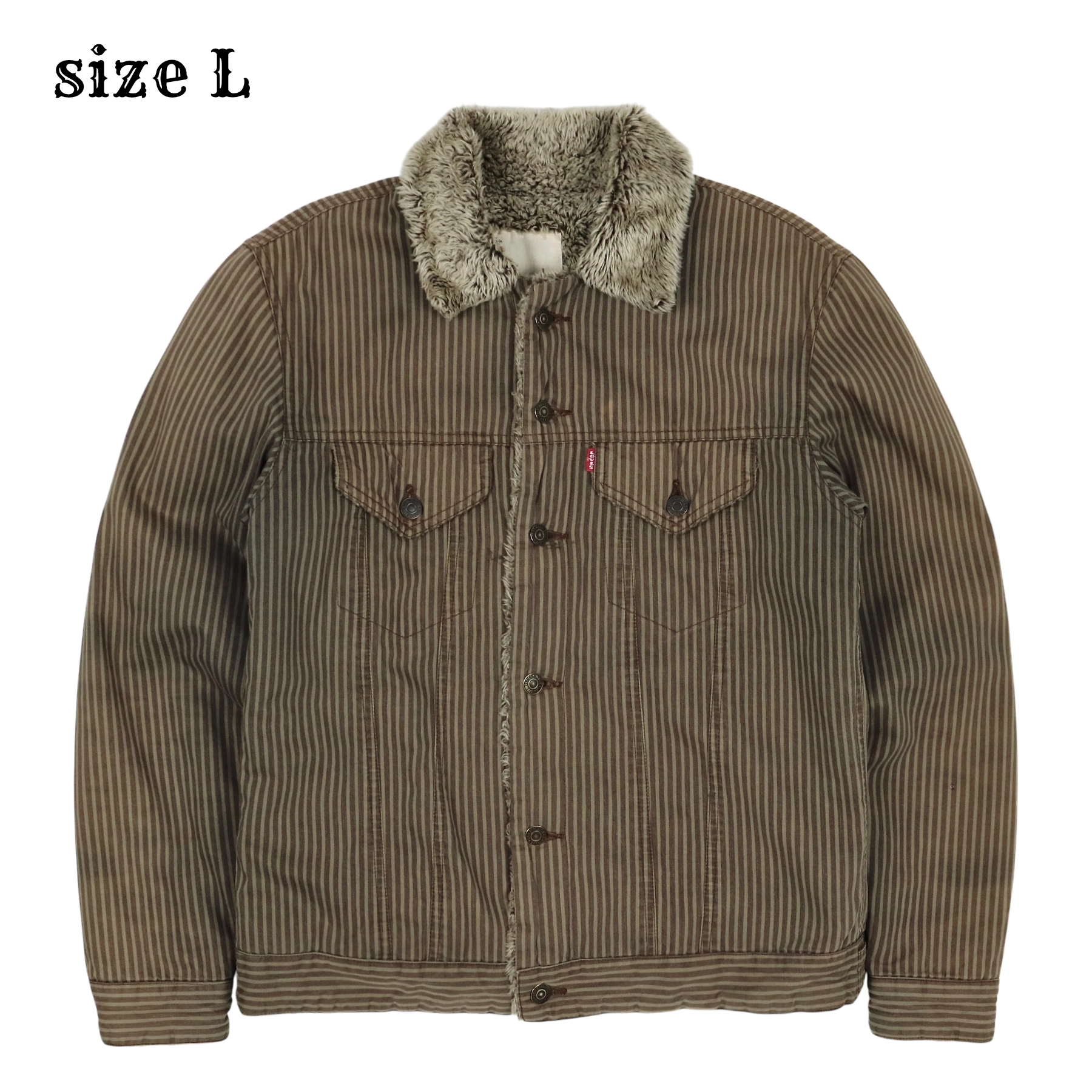 2000s Levi's Redloop Sherpa Jacket Size L