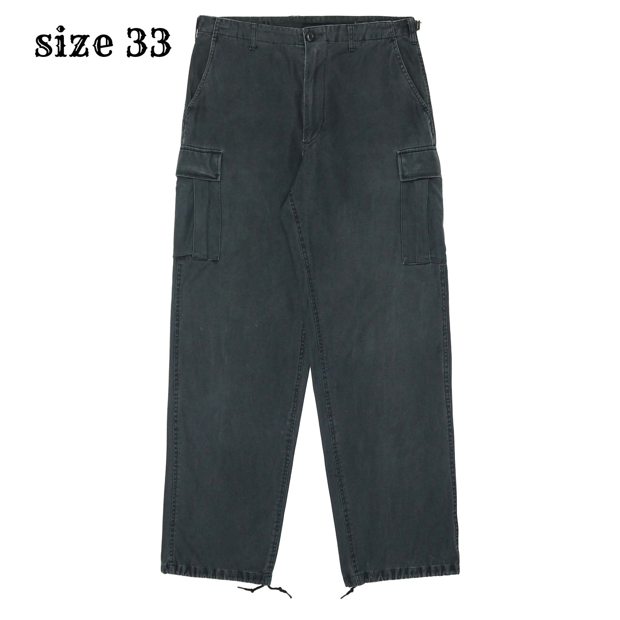 CAB Clothing Black Utility Cargo Pants Size 33