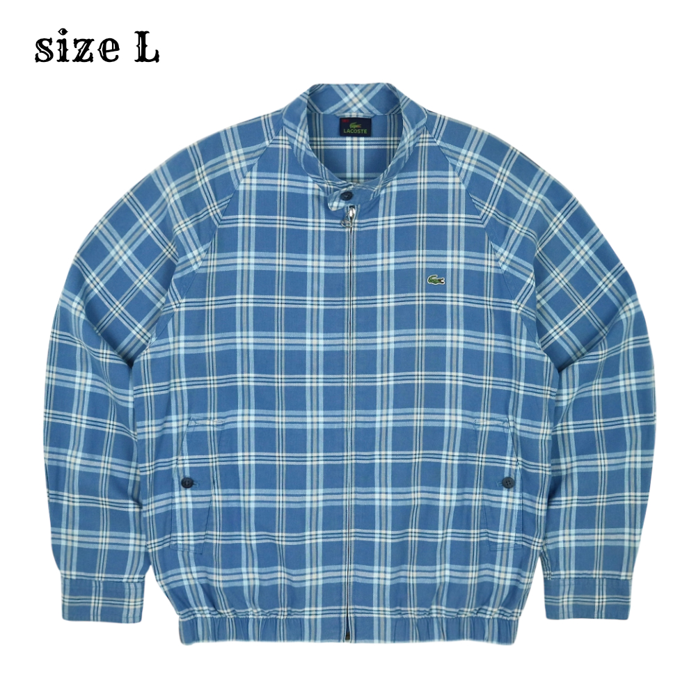 Lacoste Plaid Check Sport Jacket Size L
