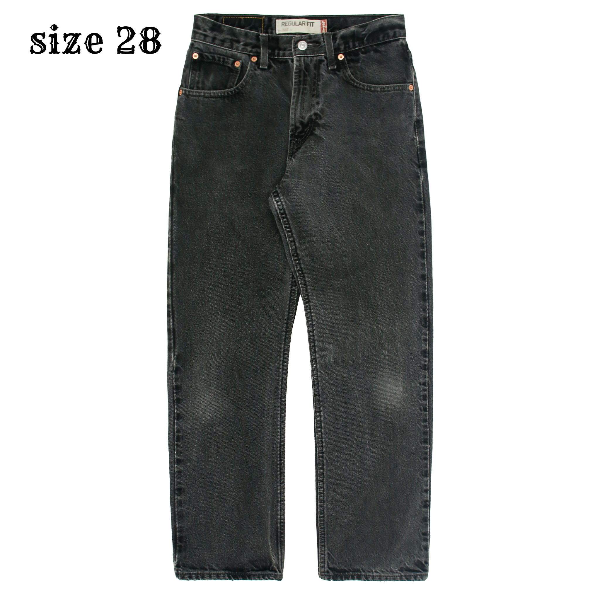 2000s Levi's 505 Black Denim Jeans Size 28