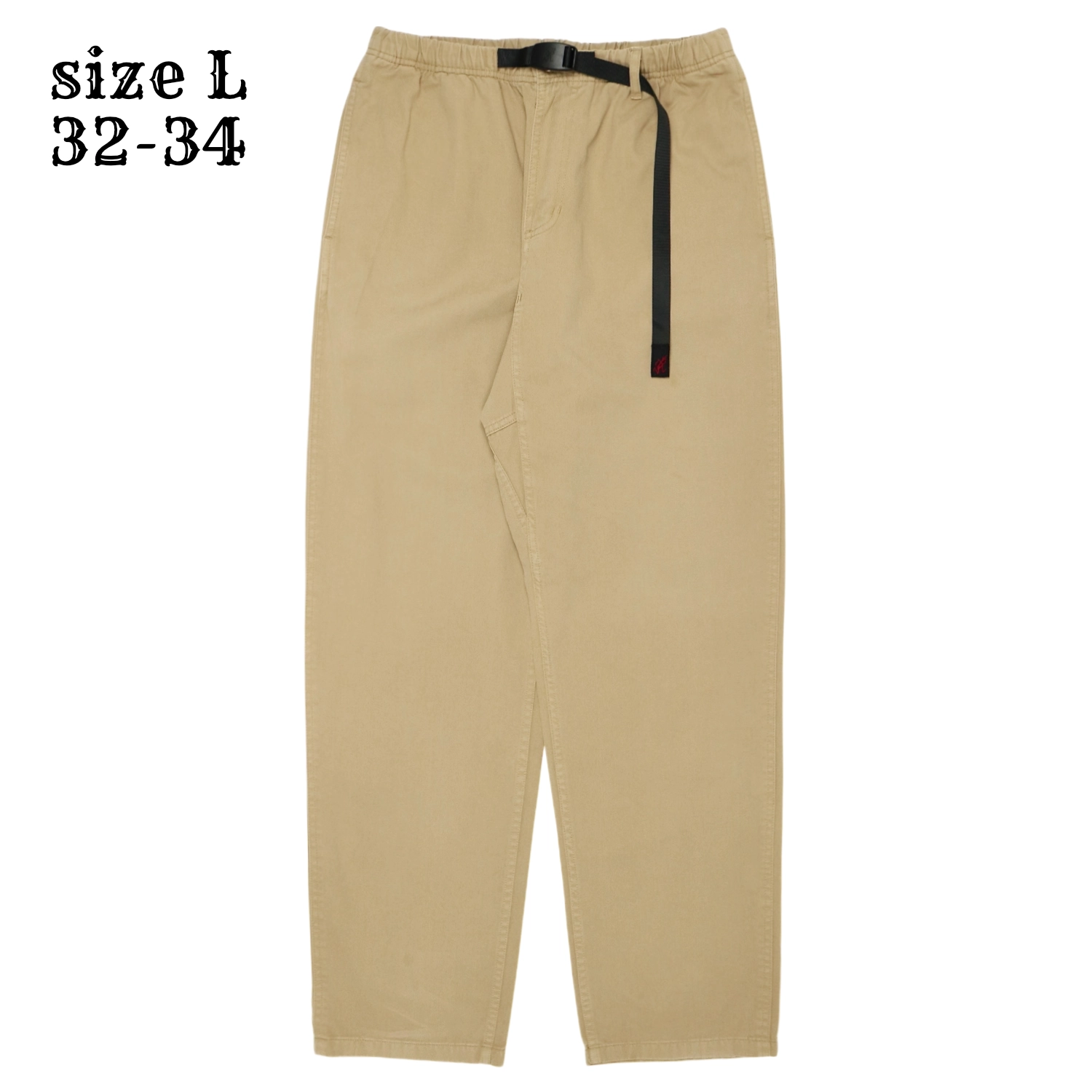 Gramicci Outdoor Khaki Relaxed Fit Pants Size L