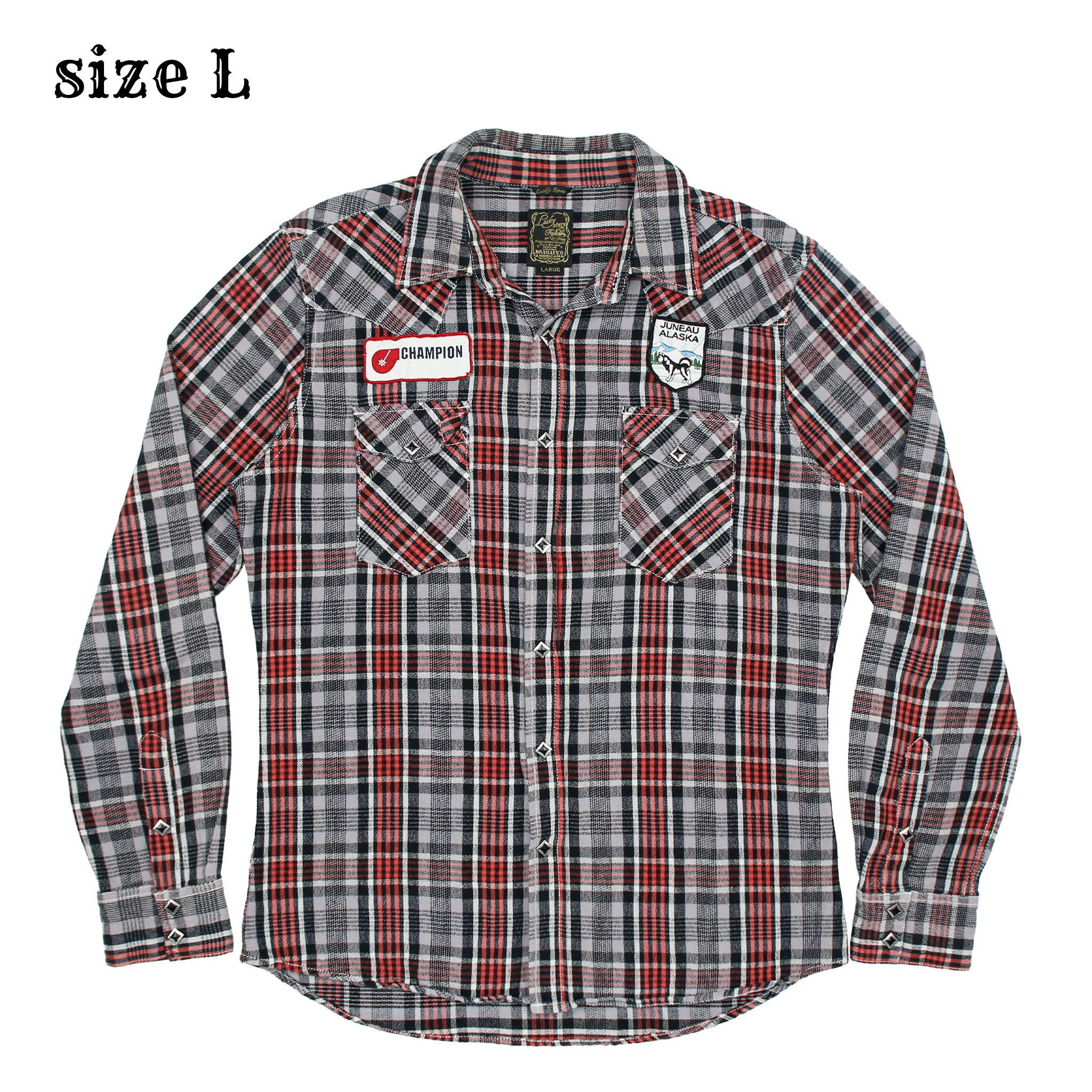 Lucky Store Japan Flannel Western Shirt Size L