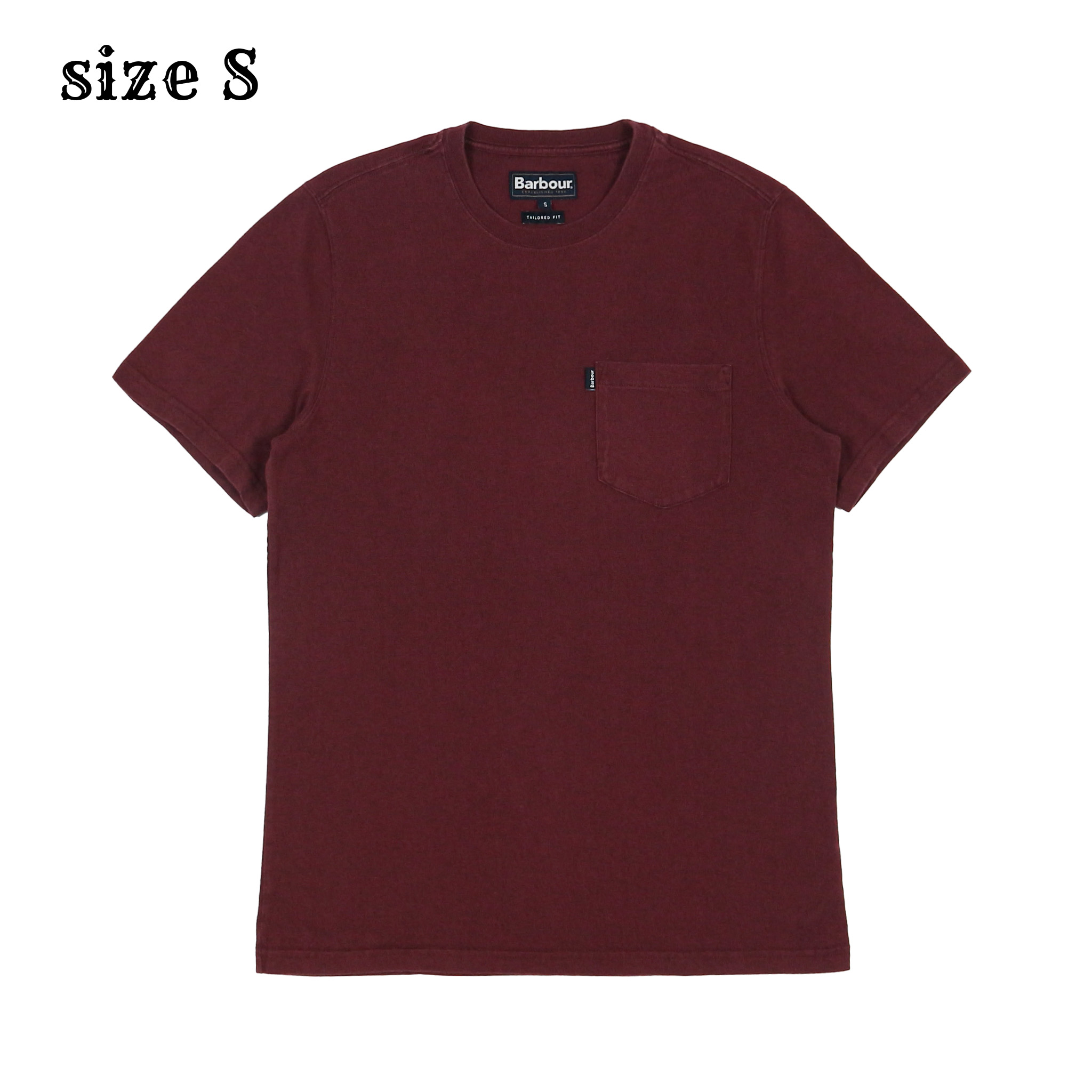 Barbour England Blank Pocket T-Shirt Size S