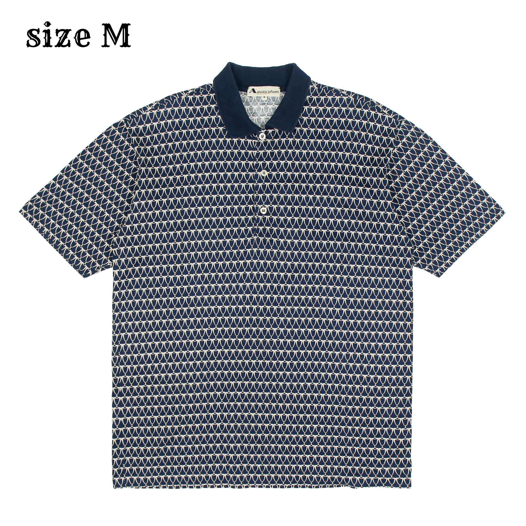 Aquascutum Made in Italy Polo Shirt Size M