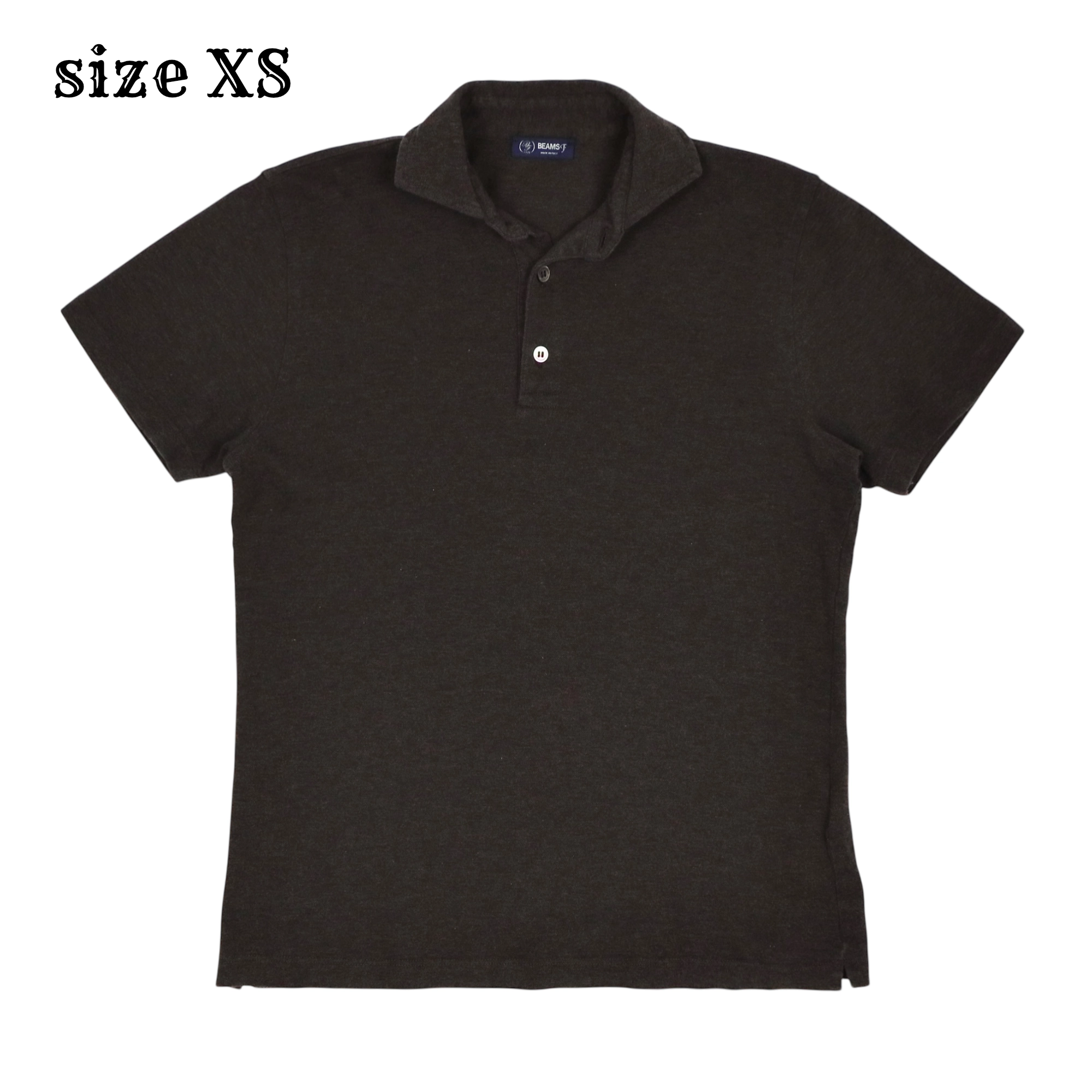 Beams F Made in Italy Pique Polo Shirt Size XS