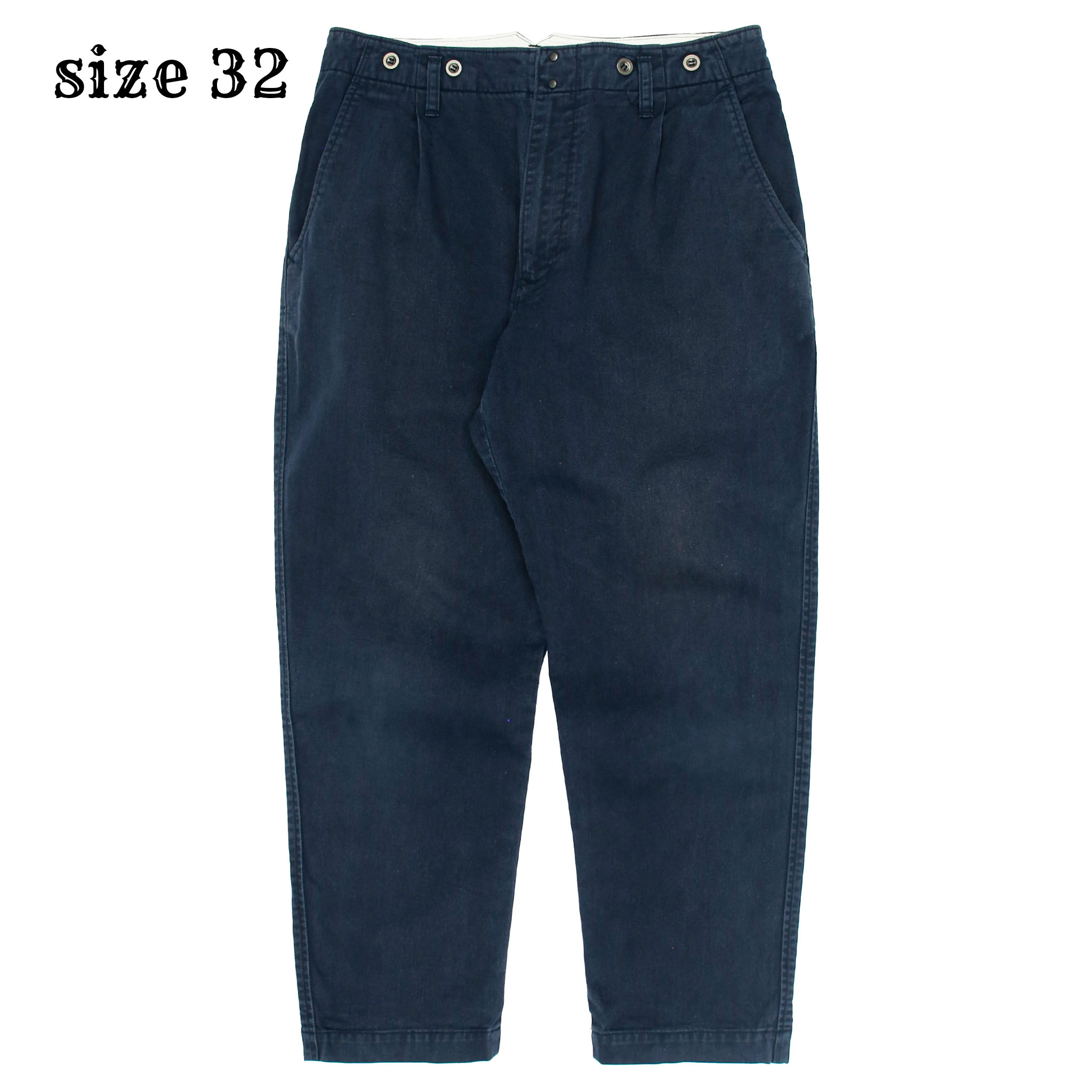Urban Research Japan Navy Cropped Pants Size 32