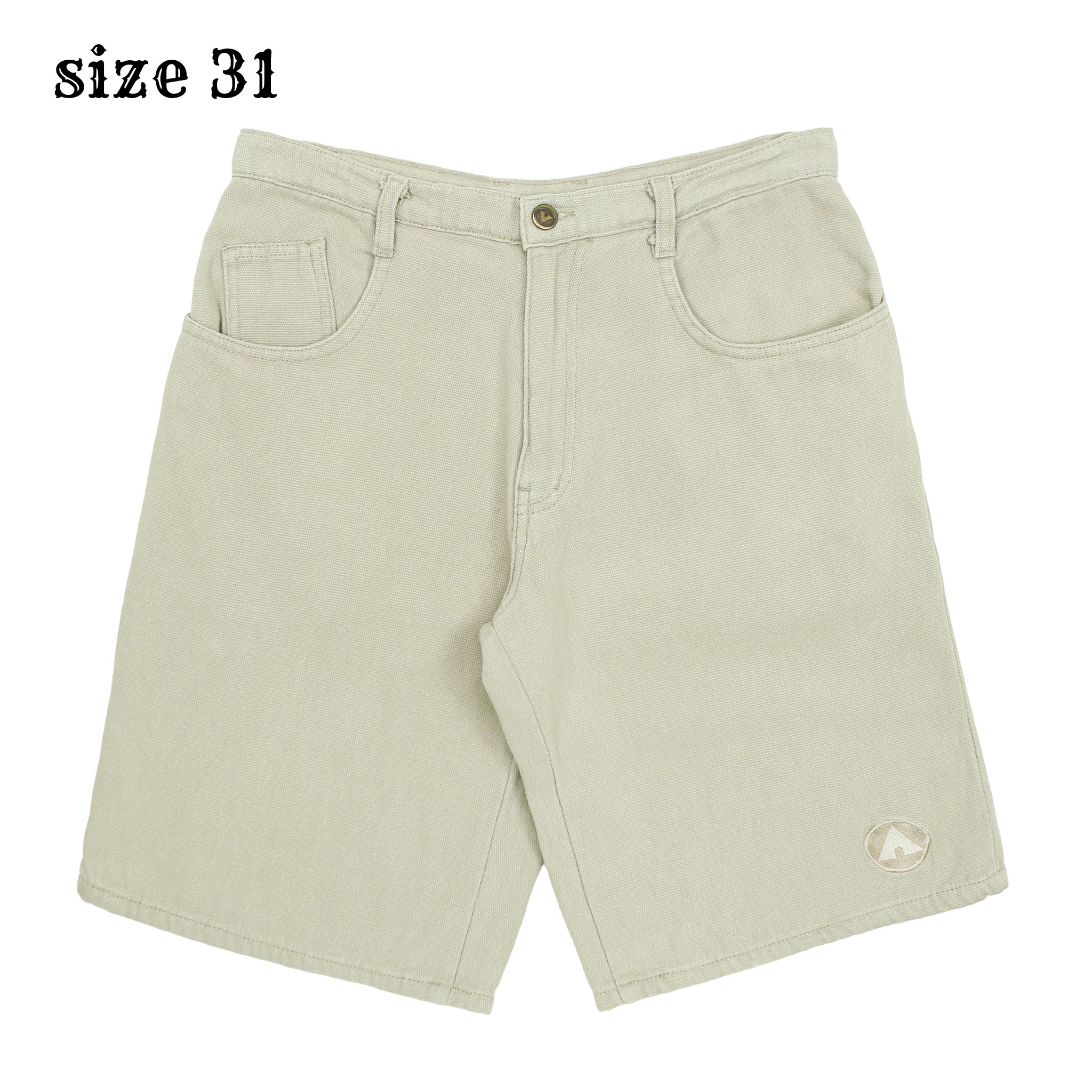 Vtg Airwalk Made in USA Canvas Shorts Size 31