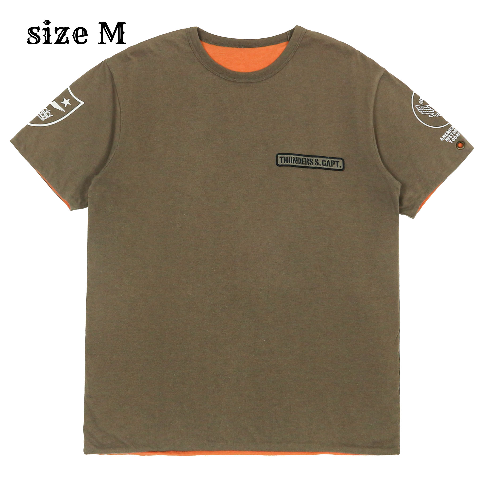 Avirex Reversible Crewneck T-Shirt Size M