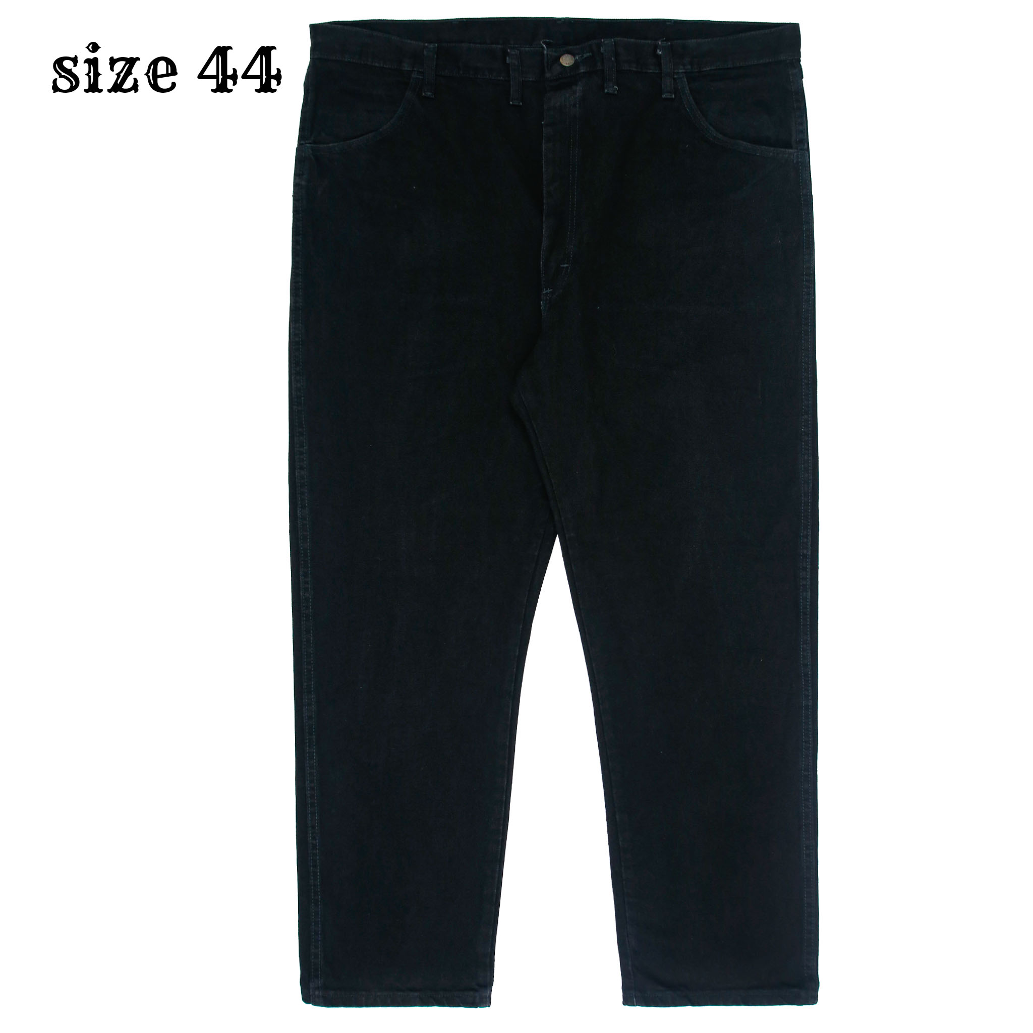 00s Rustler Black Denim Worker Jeans Size 44