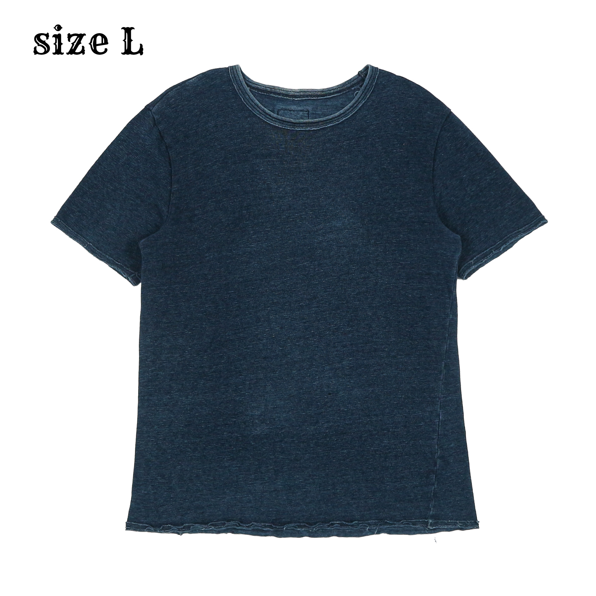 Pal'las Palace Made in JP Indigo Dyed T-Shirt Size L