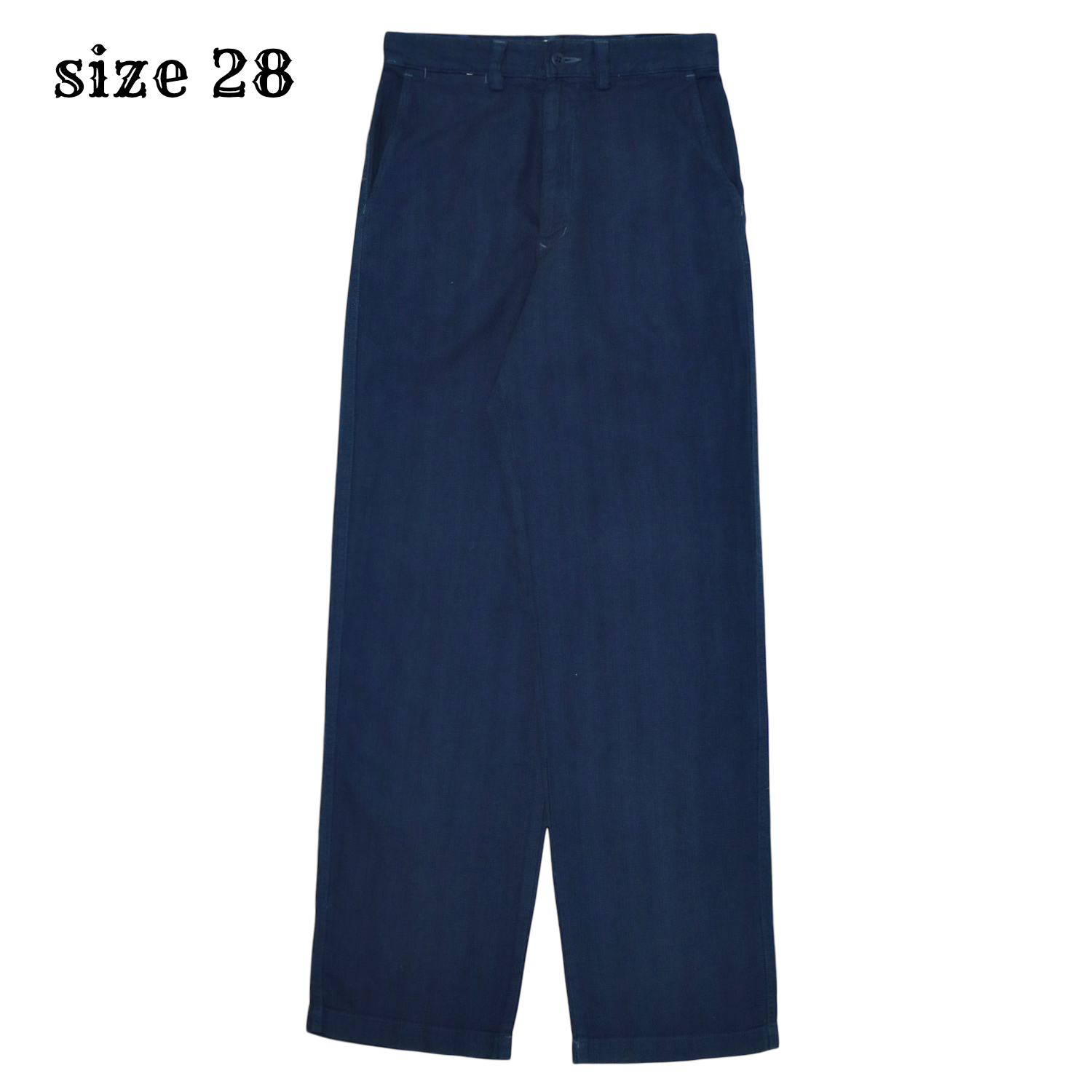 Johnbull Japan Navy Canvas Pants Size 28