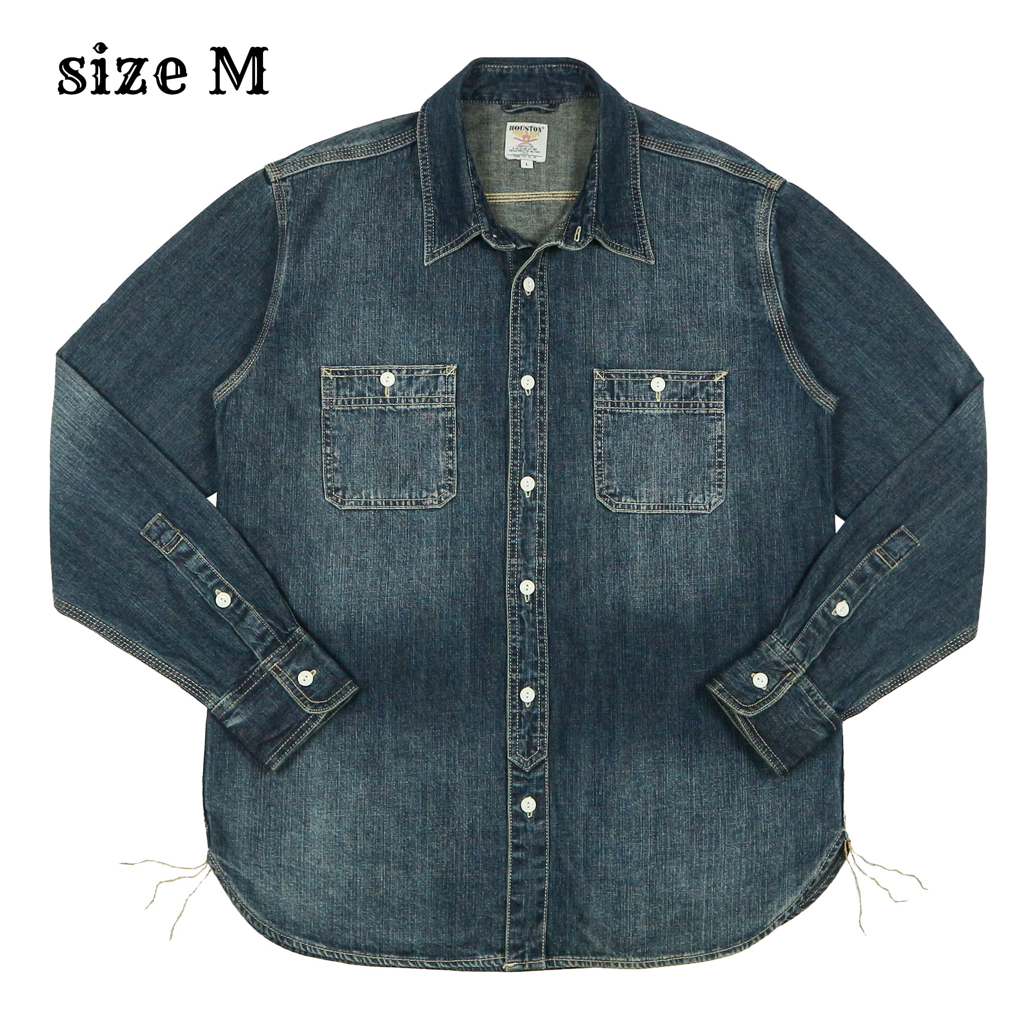 Houston Brand Japan Denim Work Shirt Size M
