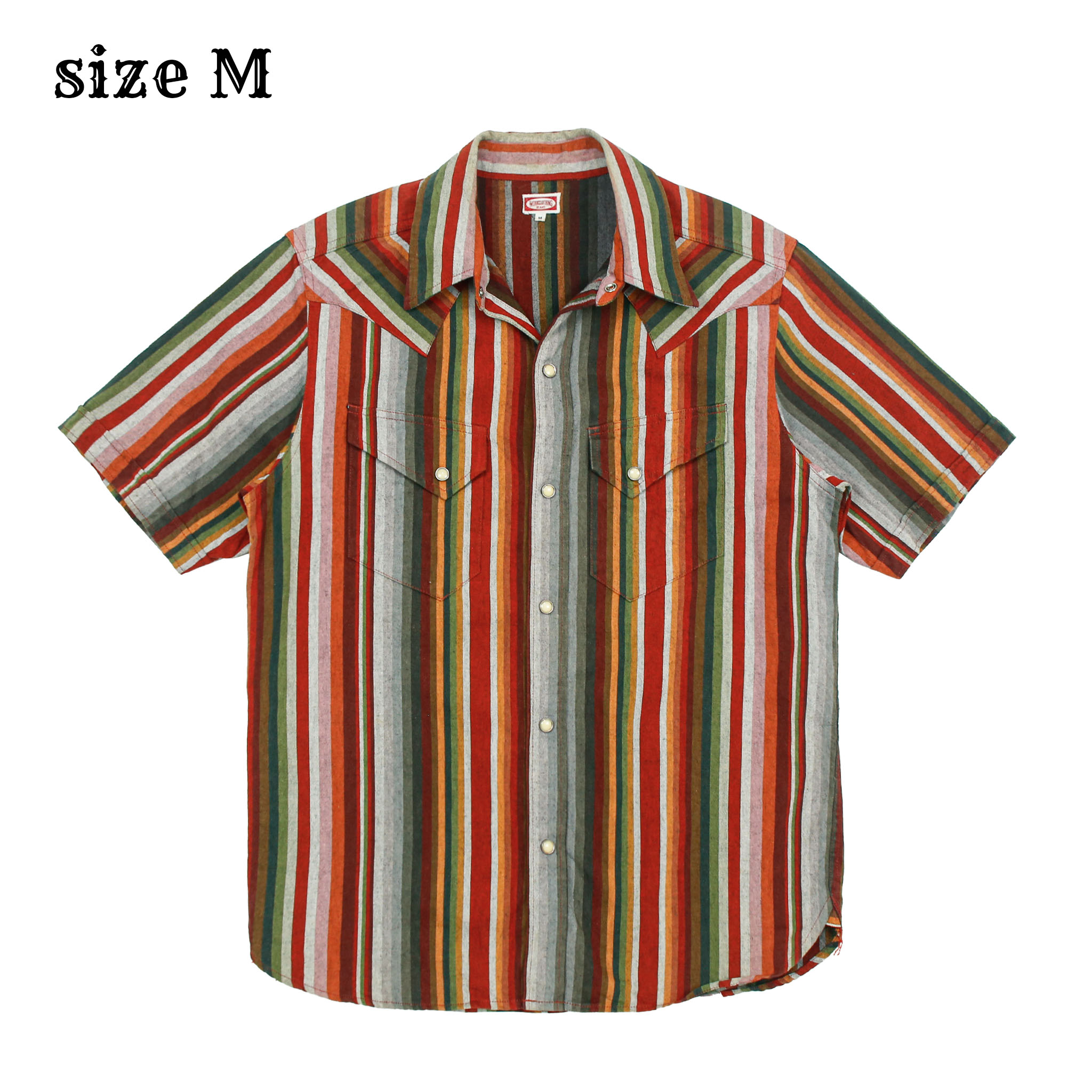 Beams Made in Japan S/S Western Shirt Size M