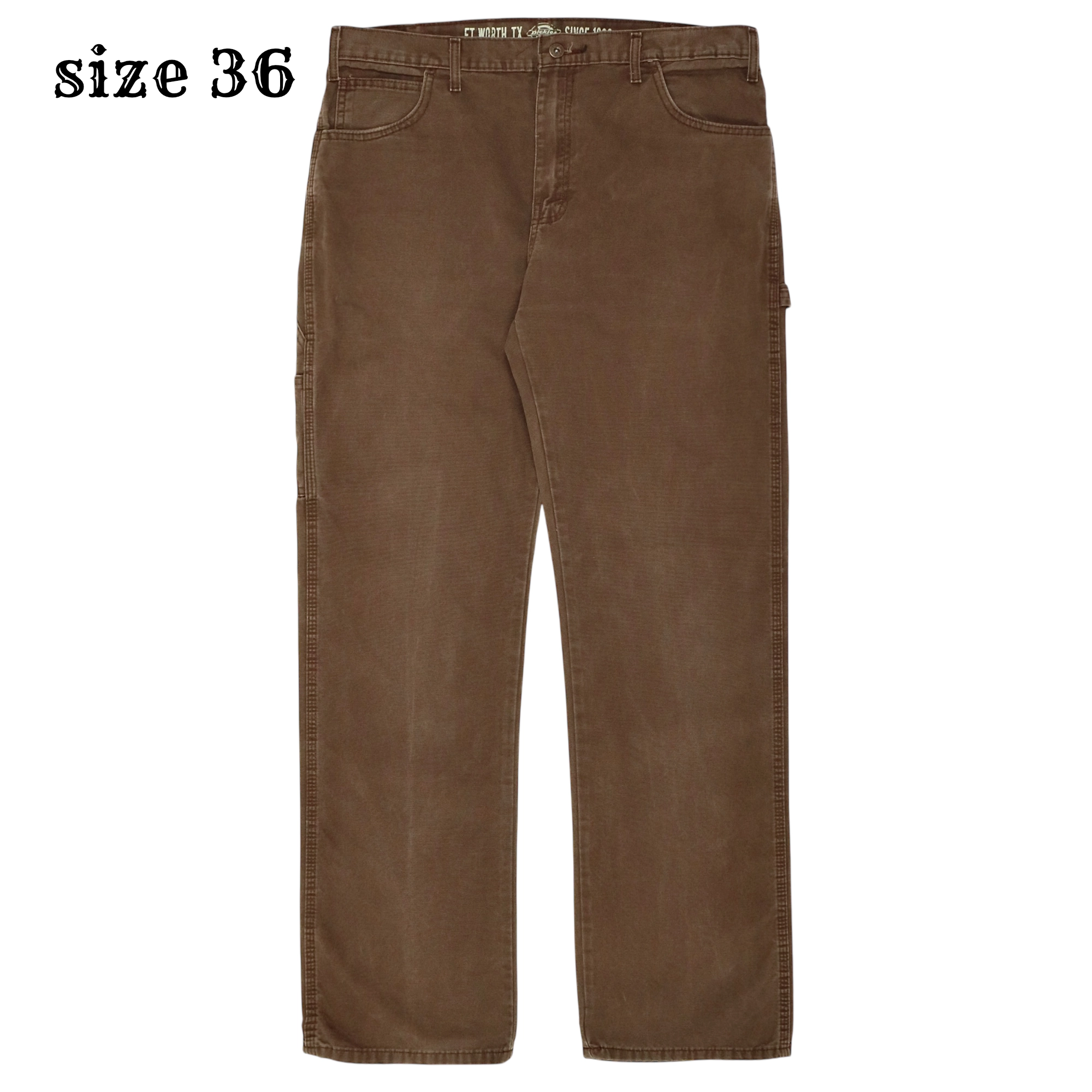 Dickies Canvas Carpenter Work Pants Size 36