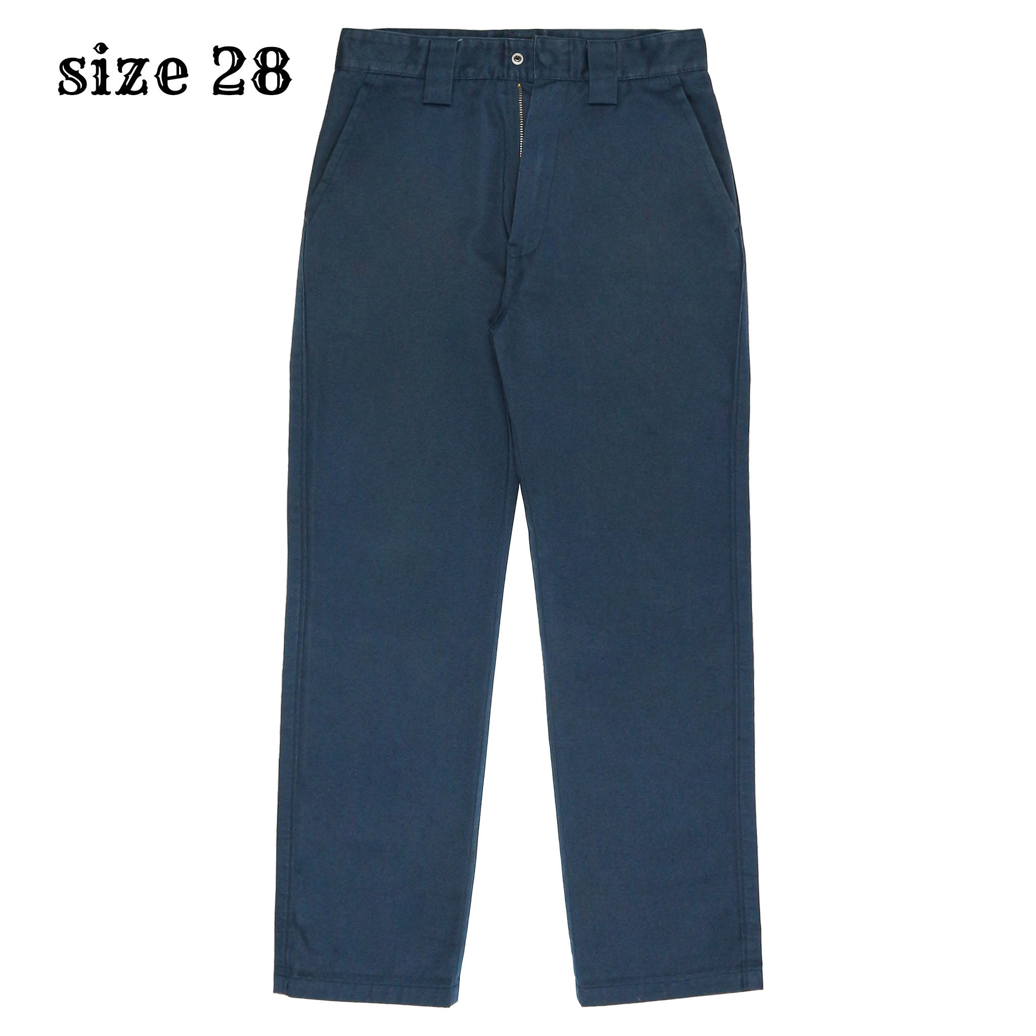 Dept Japan Made Navy Twill Trousers Size 28