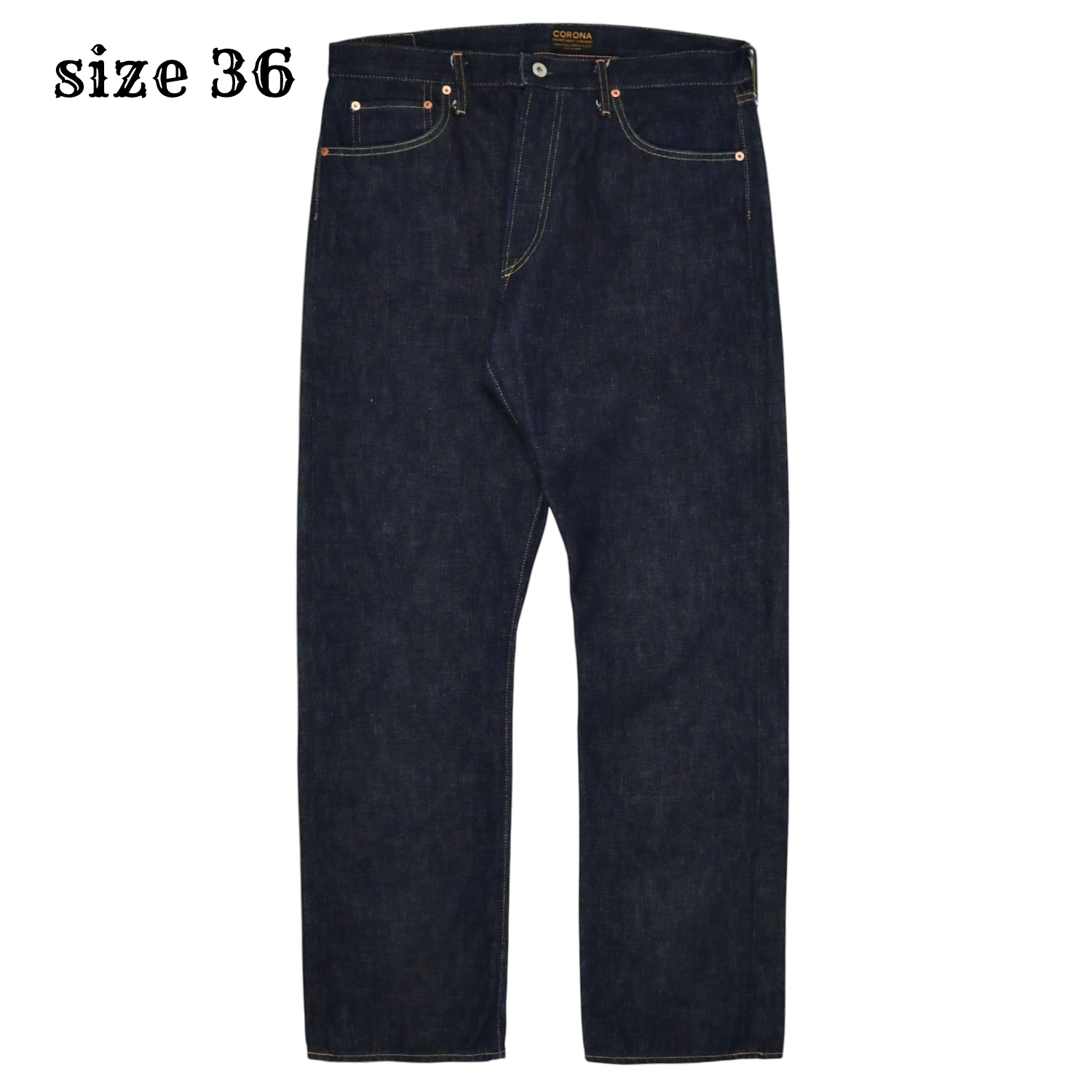 Corona Made in Japan Selvedge Denim Jeans Size 36
