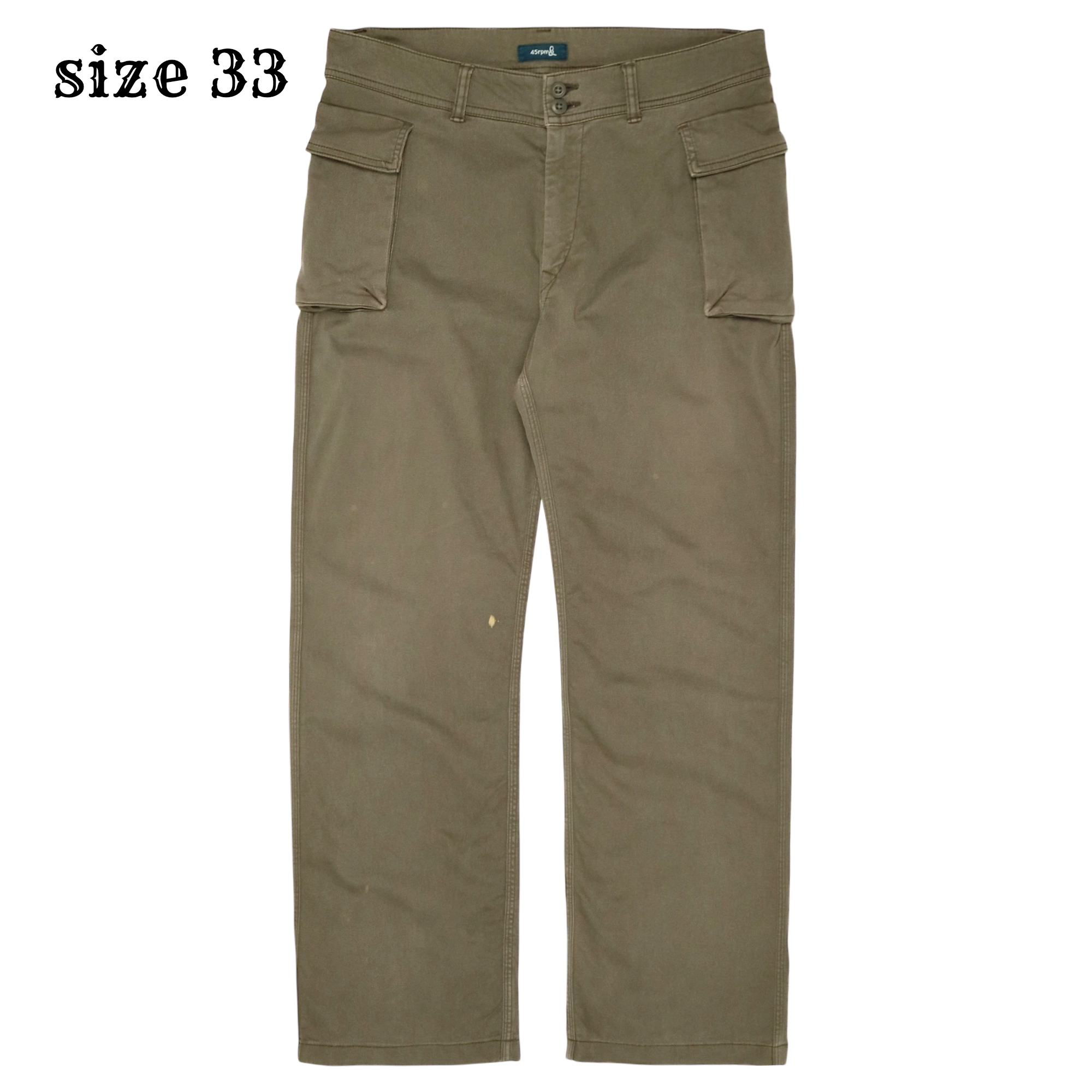 45rpm 45R Japan Utility Bootcut Pants Size 4 / W33