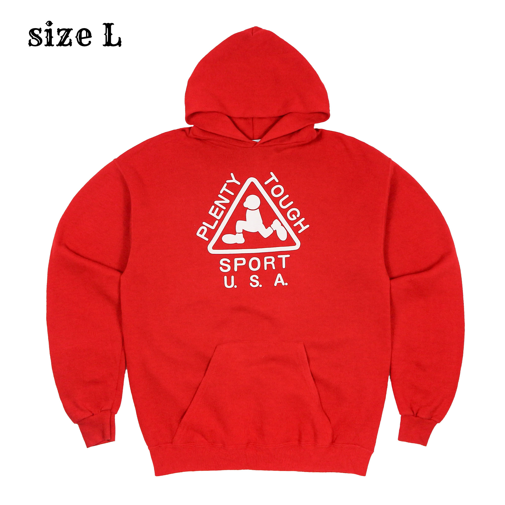 Vtg Plenty Tough USA Heavy Weight Hoodie Size L