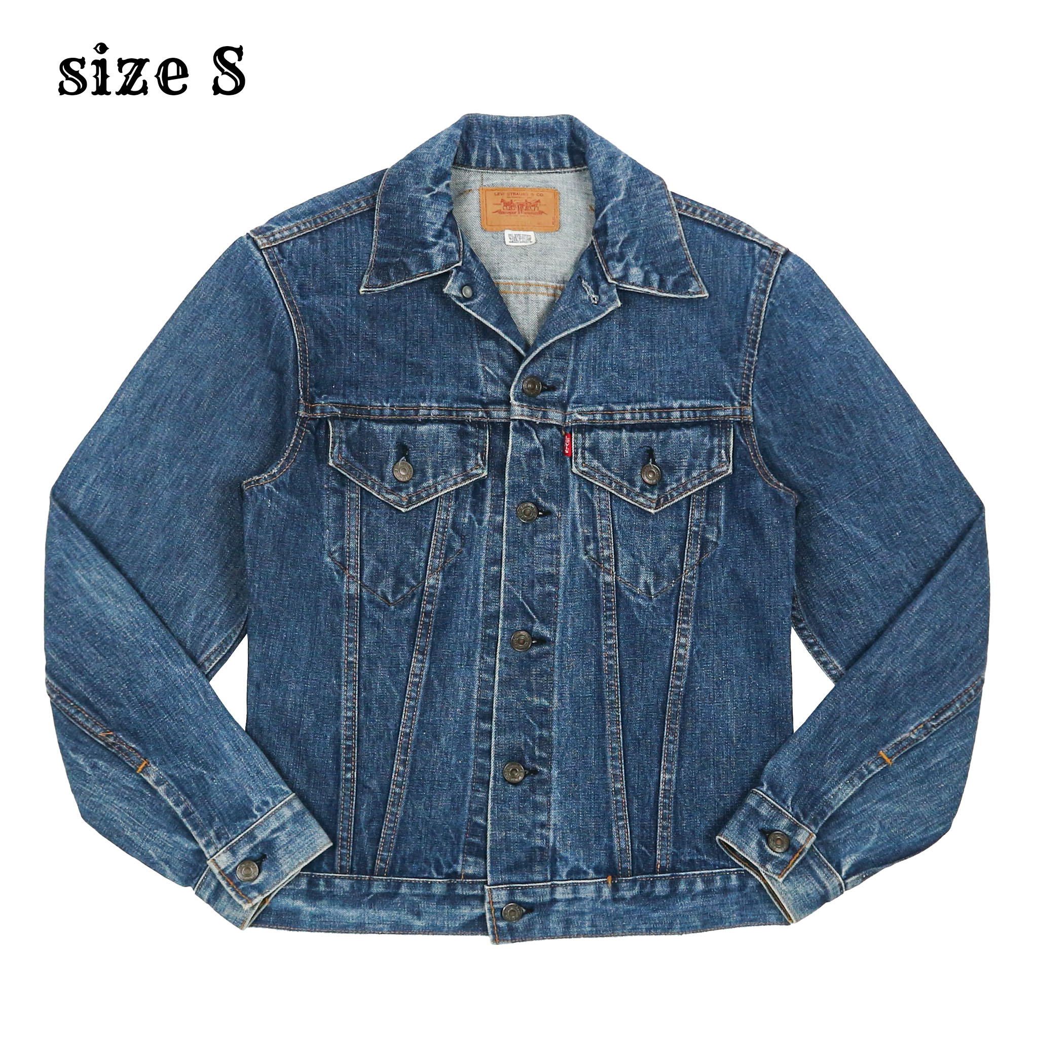 Vintage 70s Levi's USA Type 3 Denim Jacket Size S