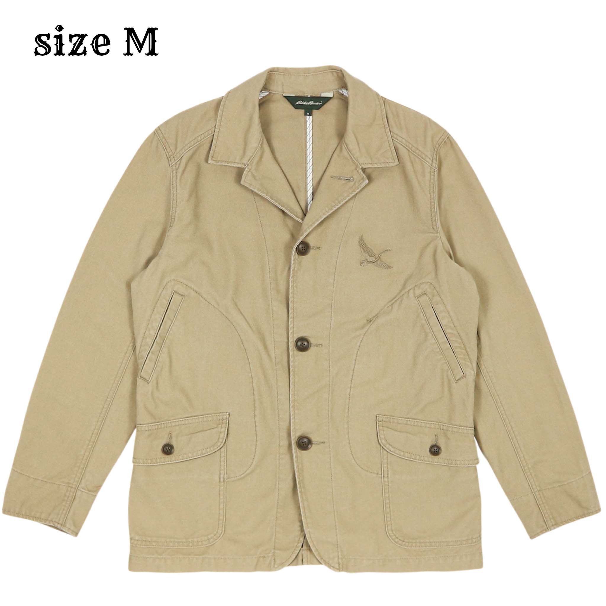 Eddie Bauer Unlined Canvas Sport Jacket Size M