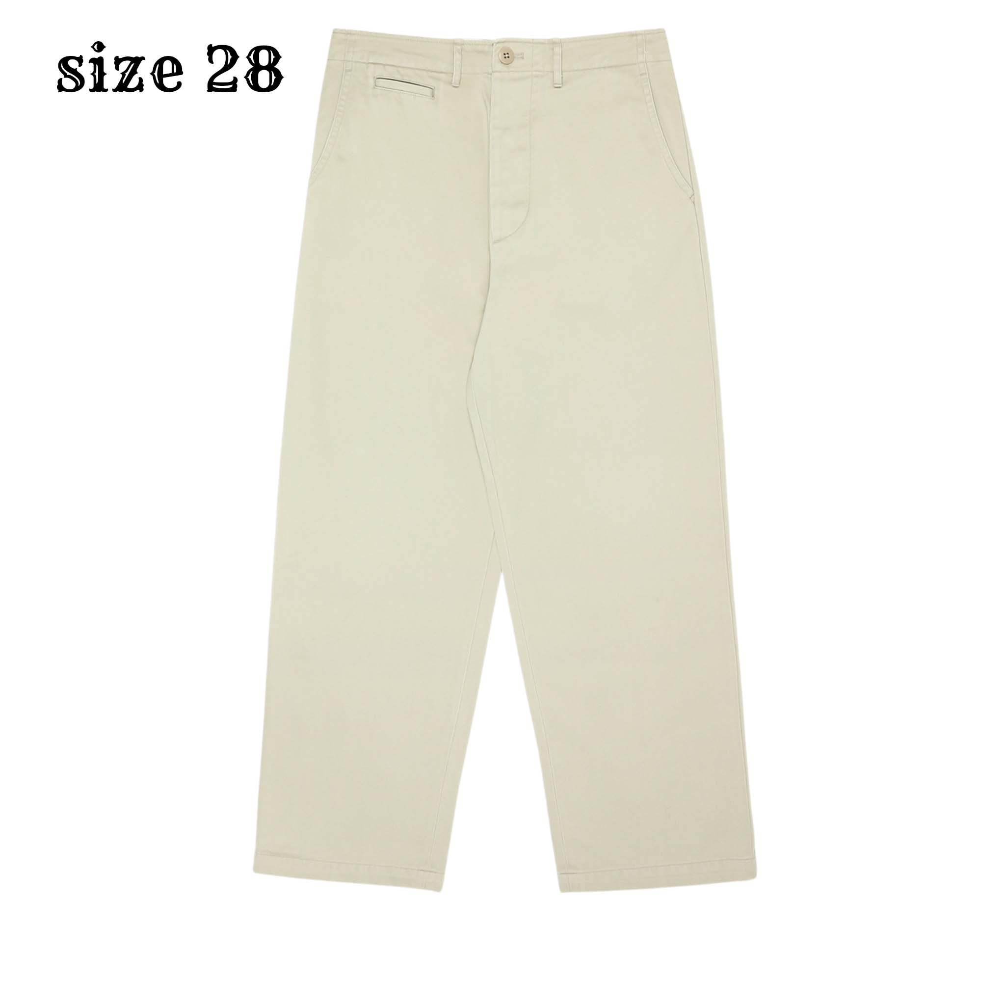 SHIPS Type Military Khaki Trousers Size 28