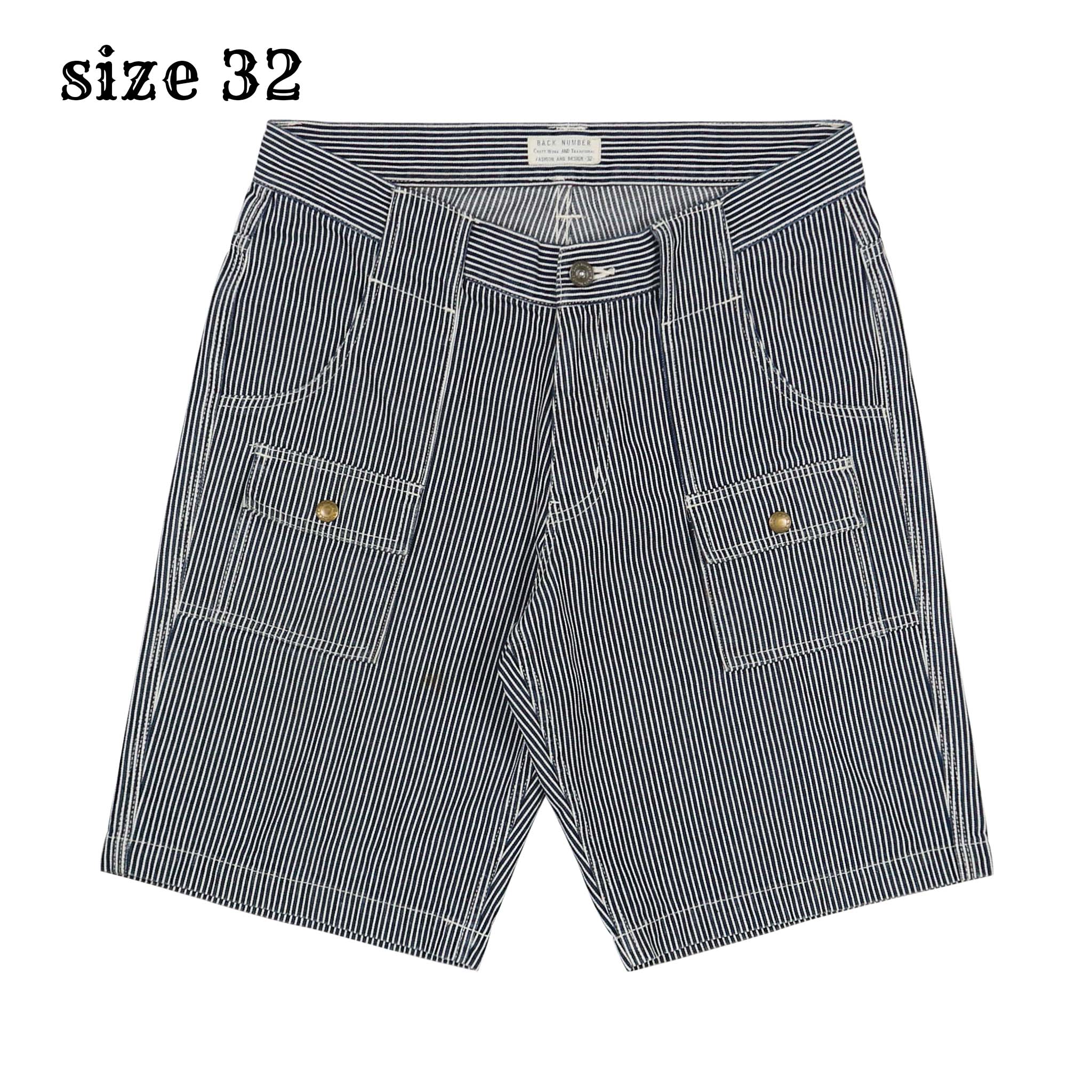 Back Number Hickory Bush Shorts Size 32