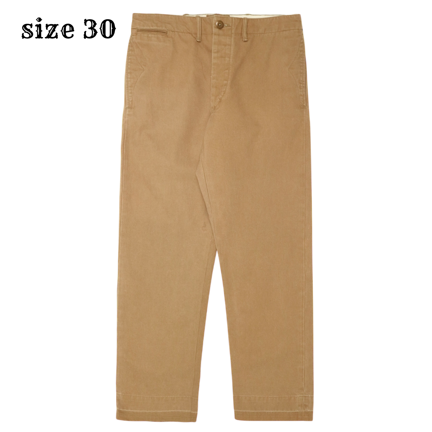 Double RL RRL Military Khaki Trousers Size 30