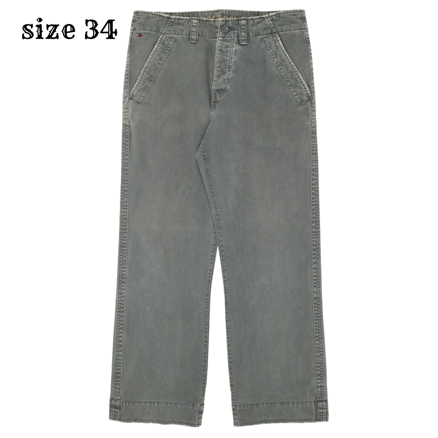 Tommy Hilfiger Denim Pants Rock Gray Size 34