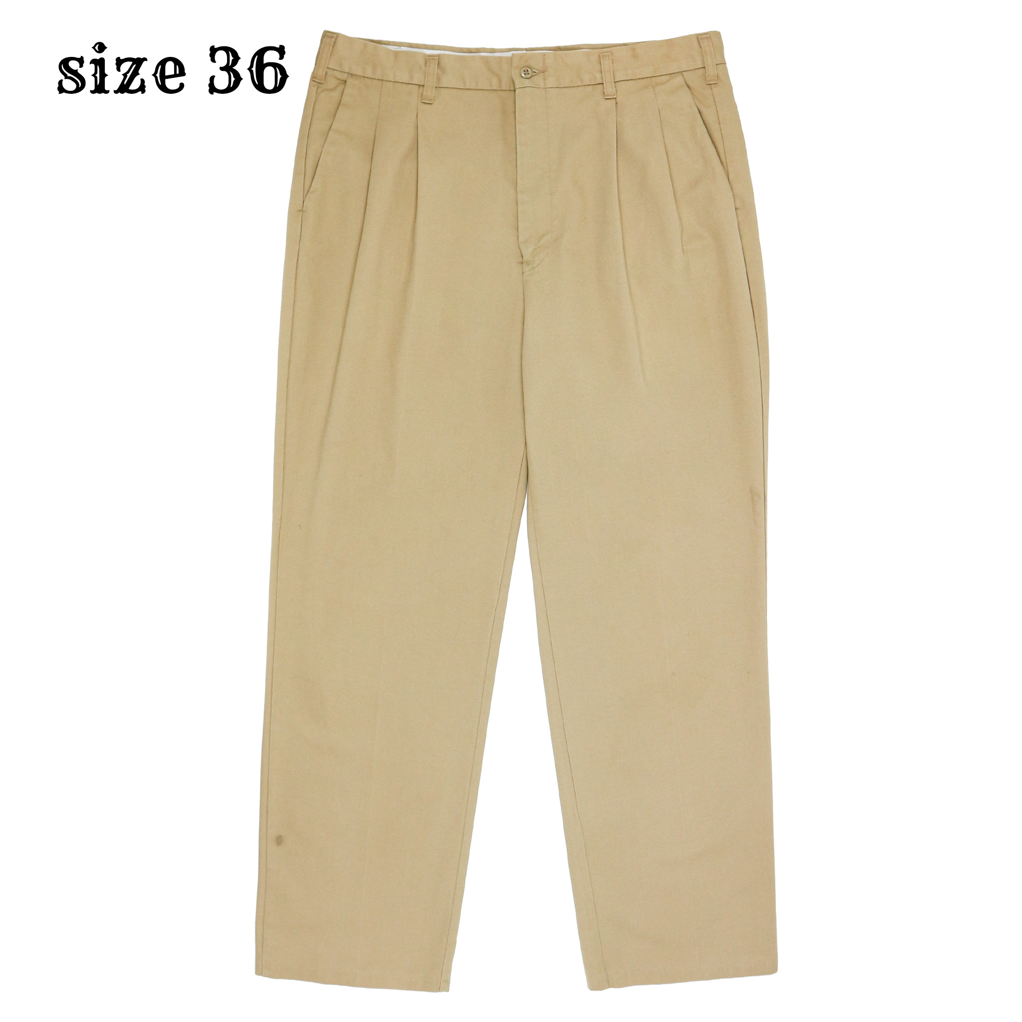 80s Cintas USA Made Khaki Work Pants Size 36