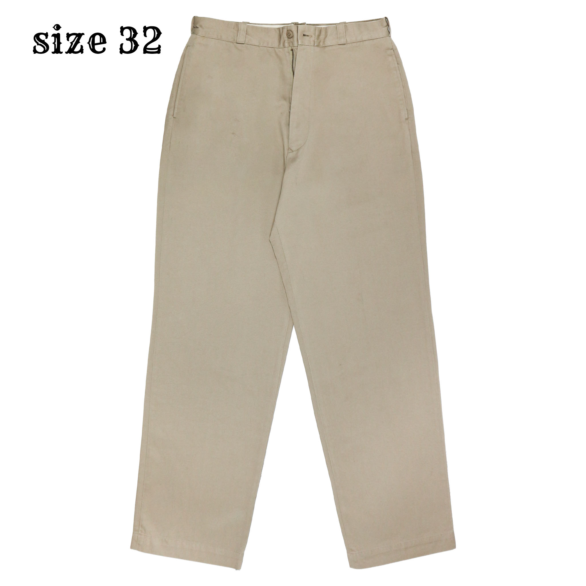 Cab Clothing Japan Officer Khaki Trousers Size 32