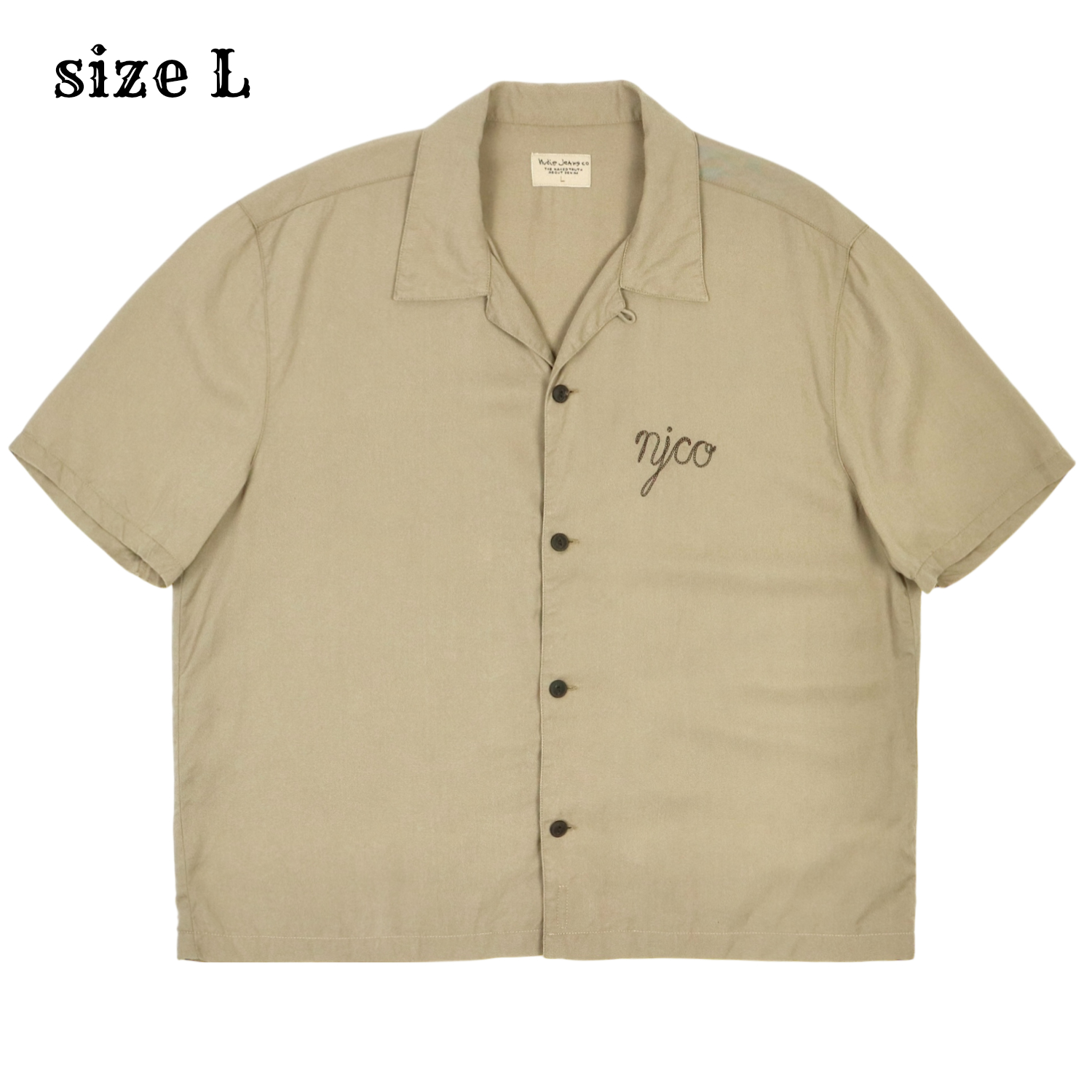 Nudie Jeans Short-sleeve Shirt Size L