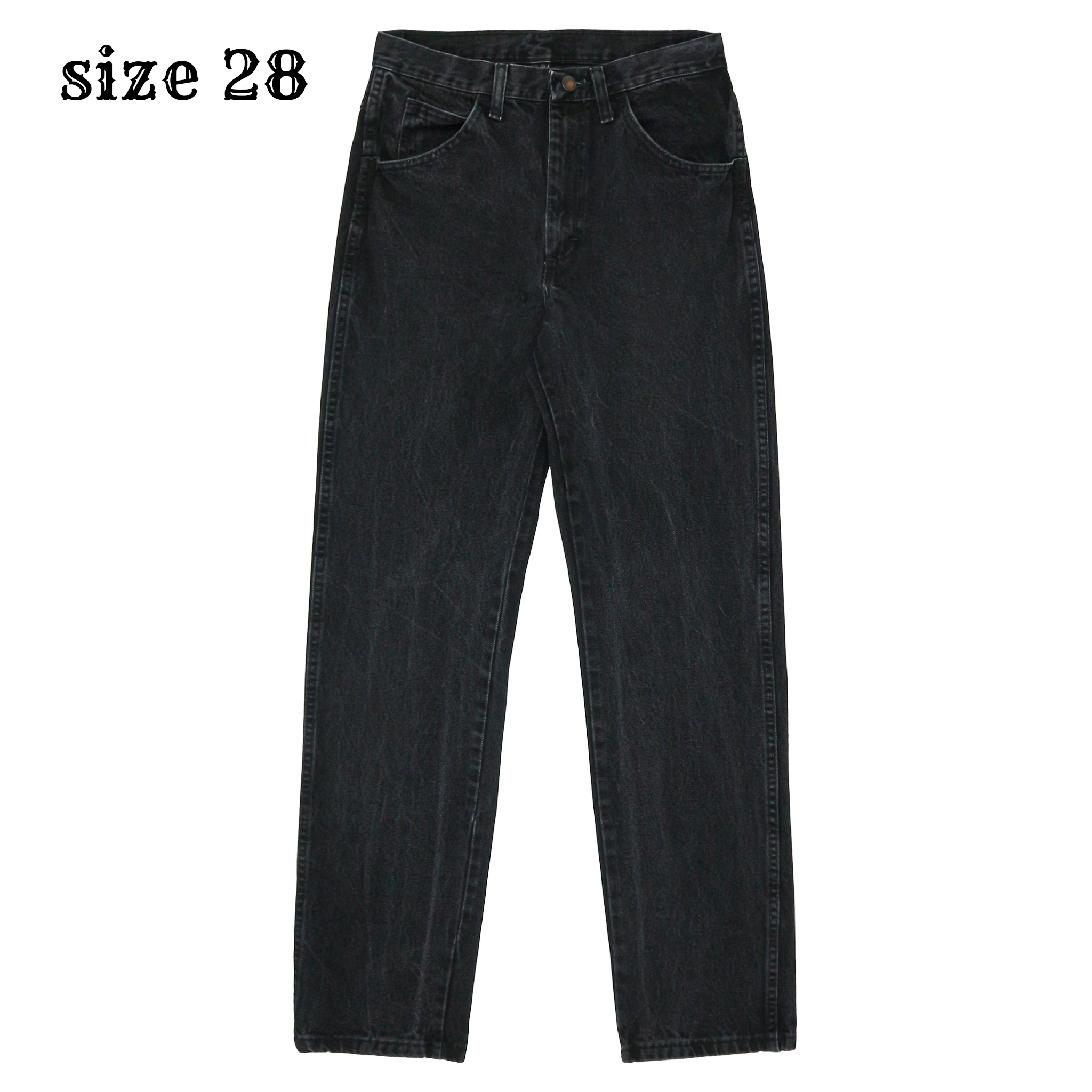 00s Rustler Black Denim Worker Jeans Size 28