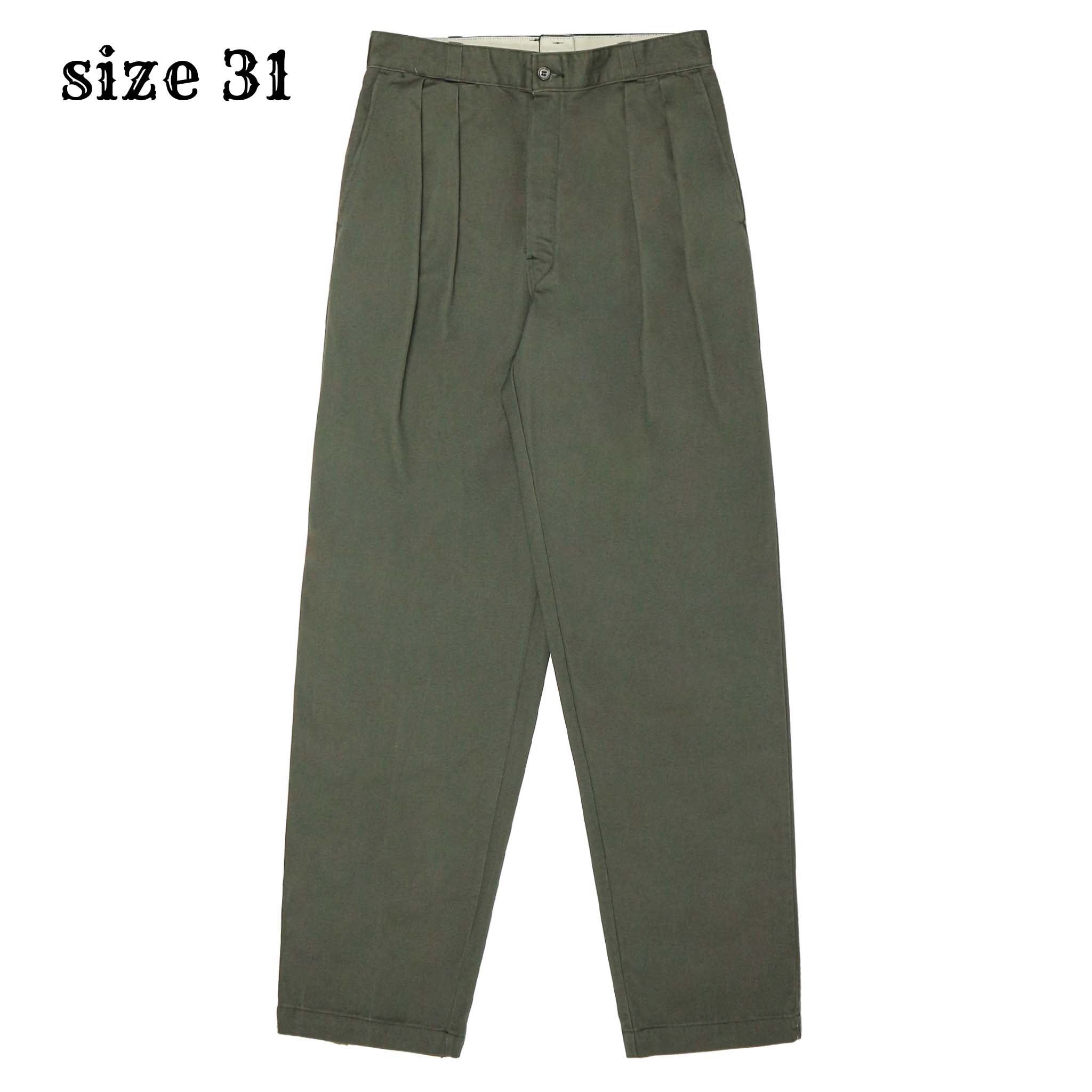 Vtg 80s L.L.Bean USA Made Pleated Trousers Size 31