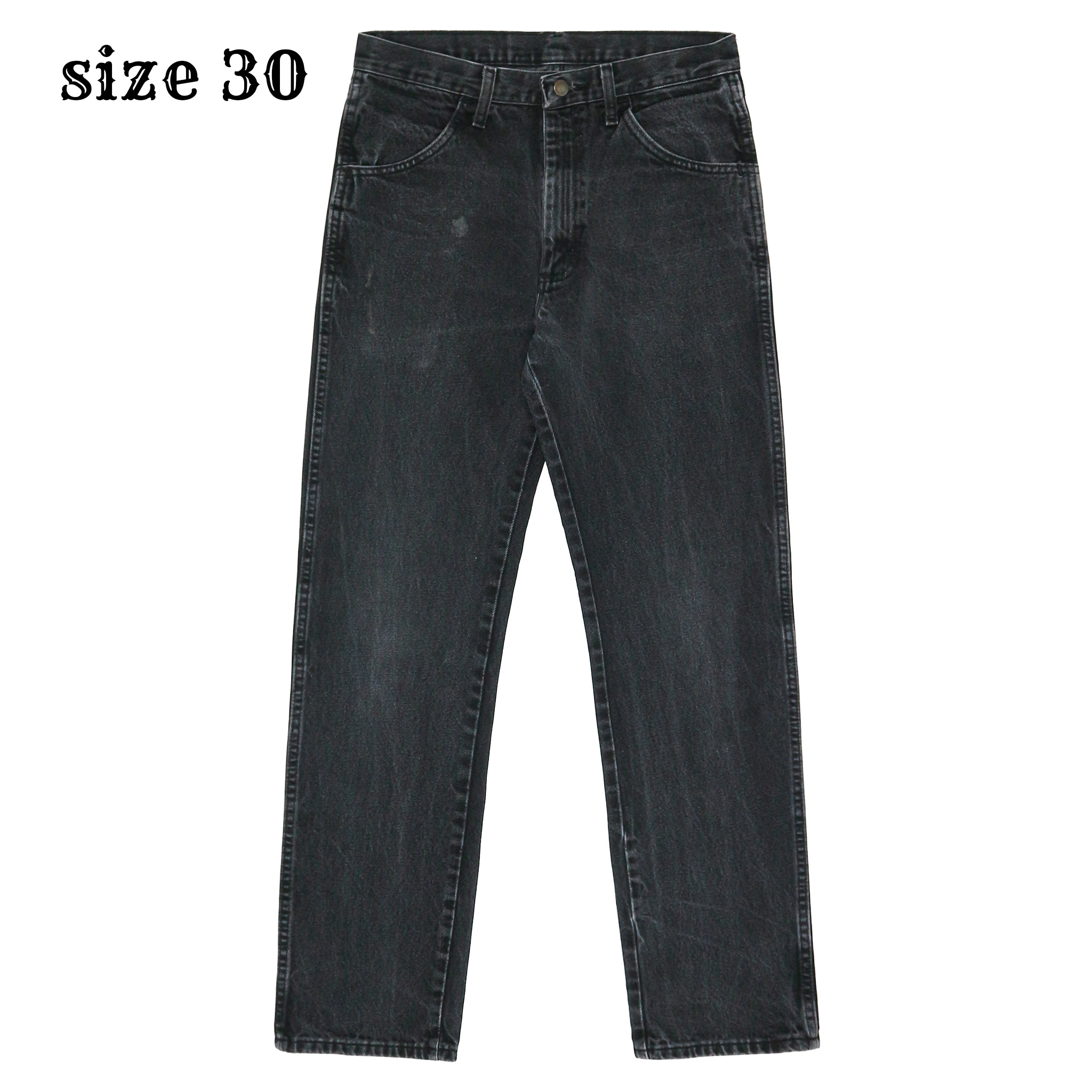 00s Rustler Black Denim Worker Jeans Size 30
