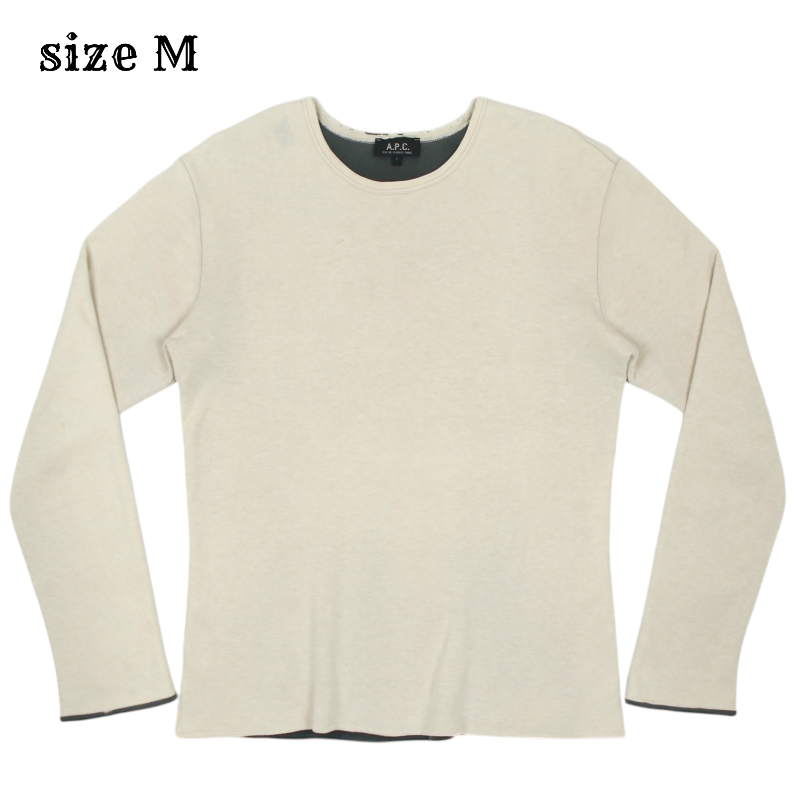 A.P.C. Made in France Two-layer L/S Shirt Size M