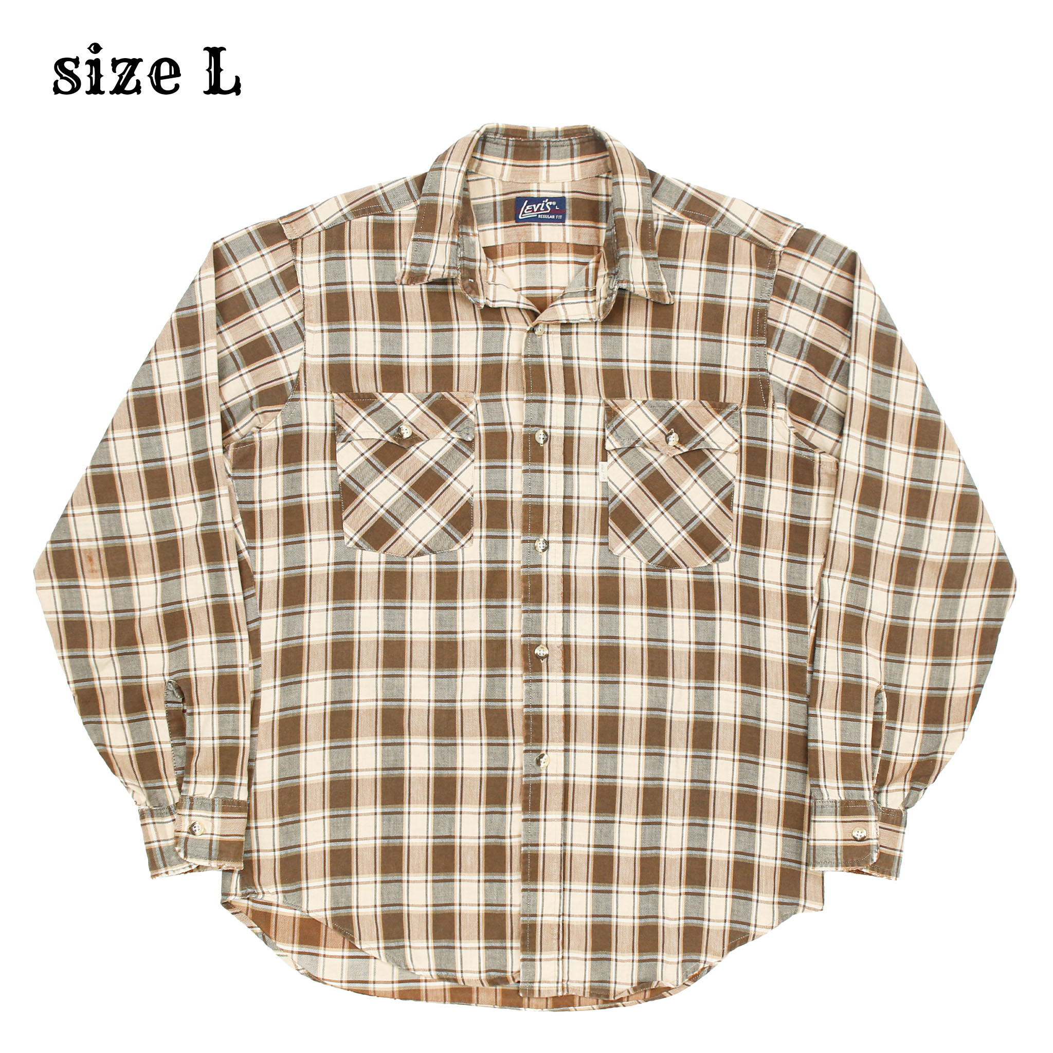 Vintage 80s Levi's USA Work Shirt Size L