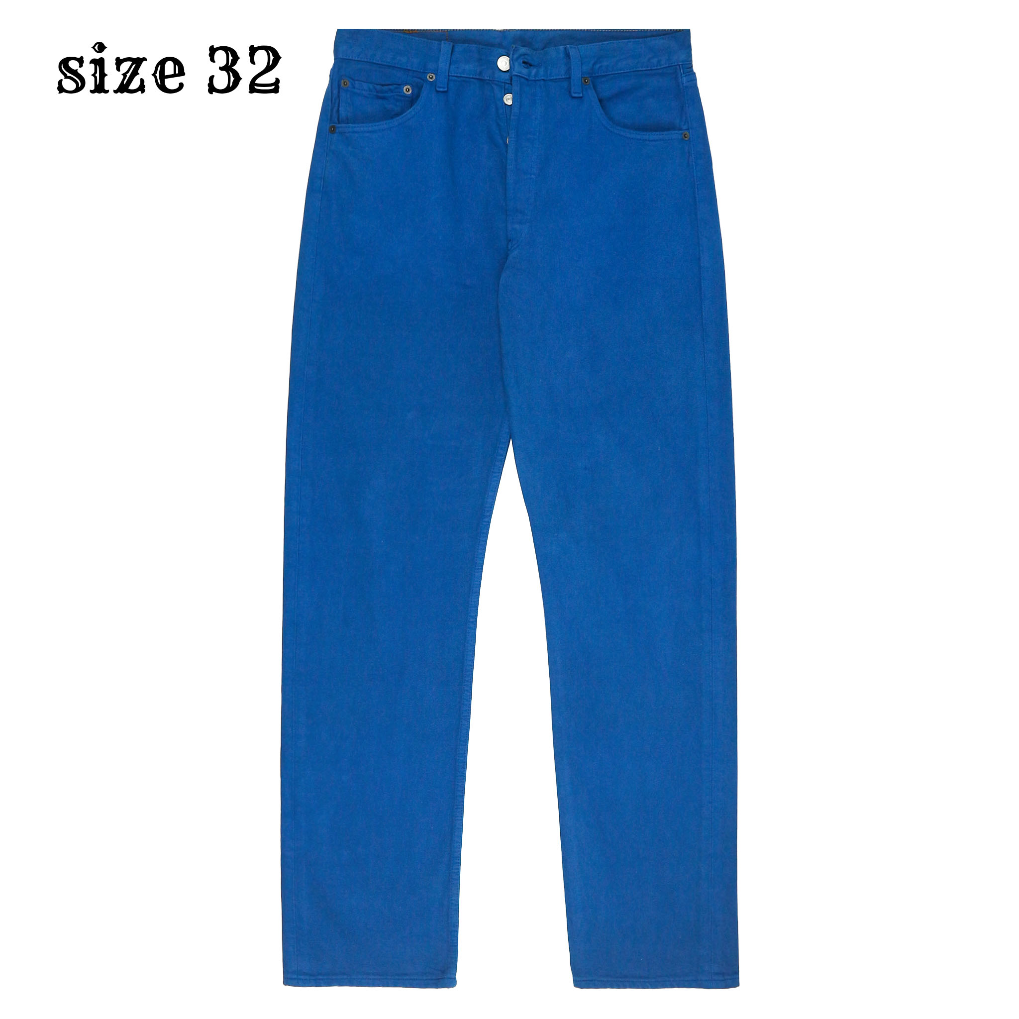 90s Levi's 501 Blue Dye Denim Jeans Size 32